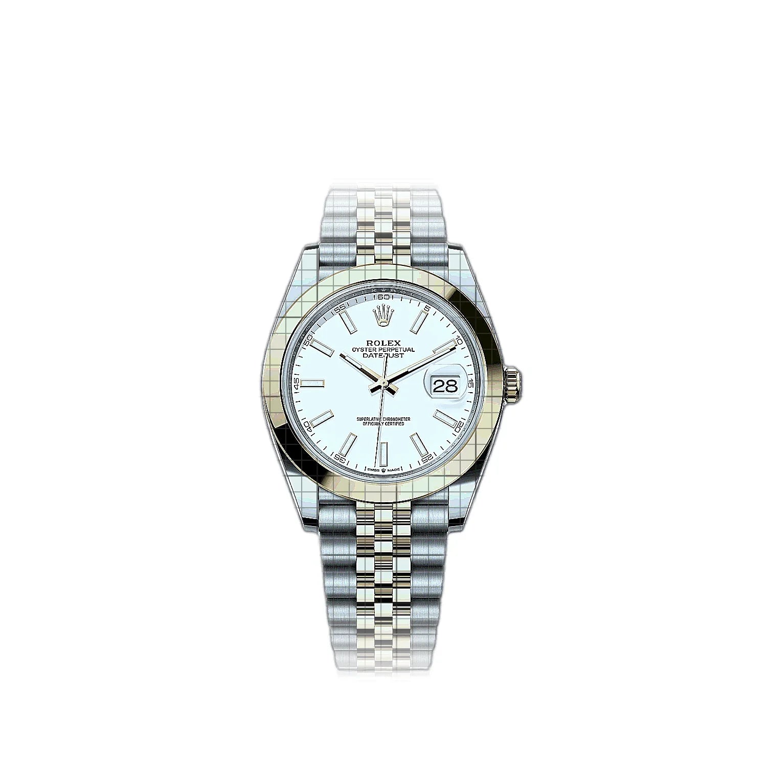 Rolex Datejust 126303-0016 White Dial Stainless steel, yellow gold 41mm Watch