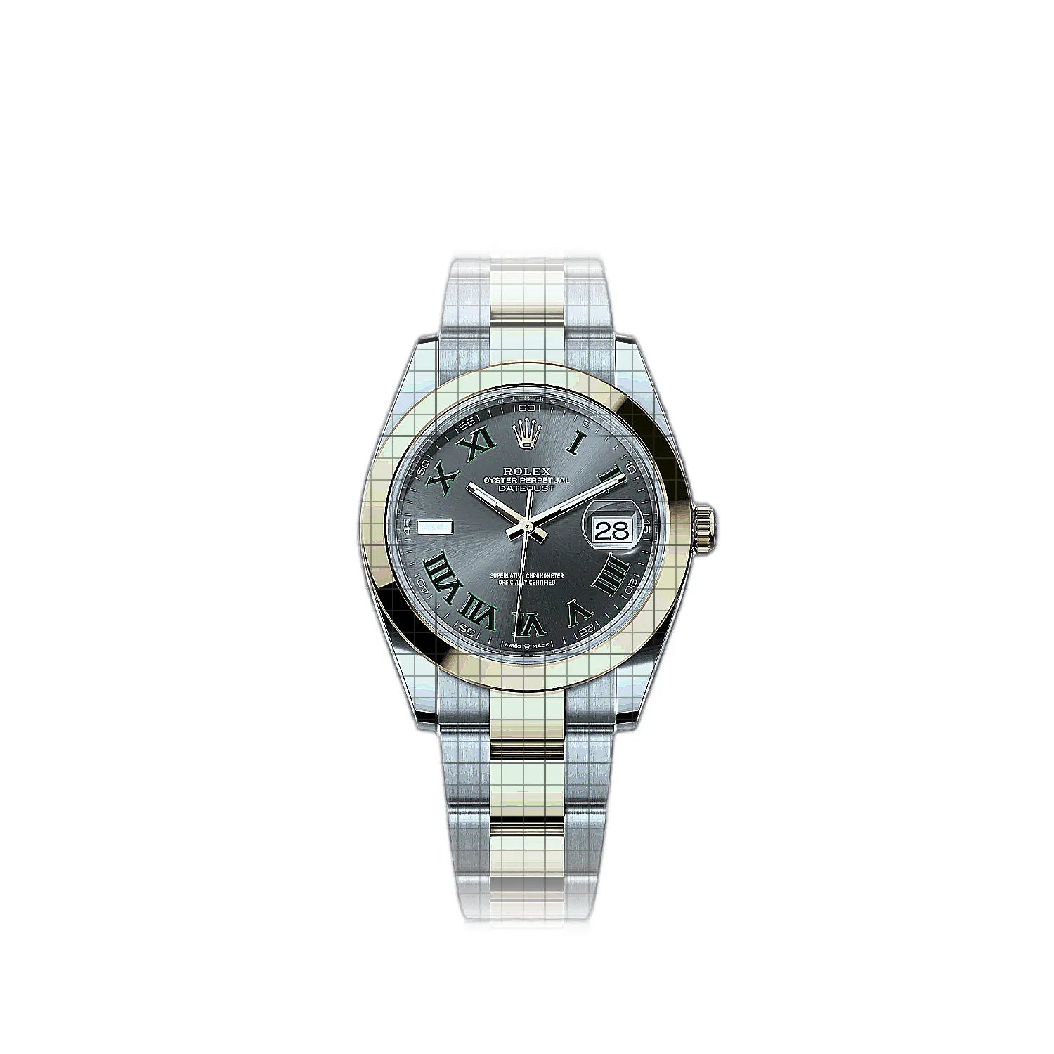 Rolex Datejust 126303-0019 Grey Dial Stainless steel, yellow gold 41mm Watch