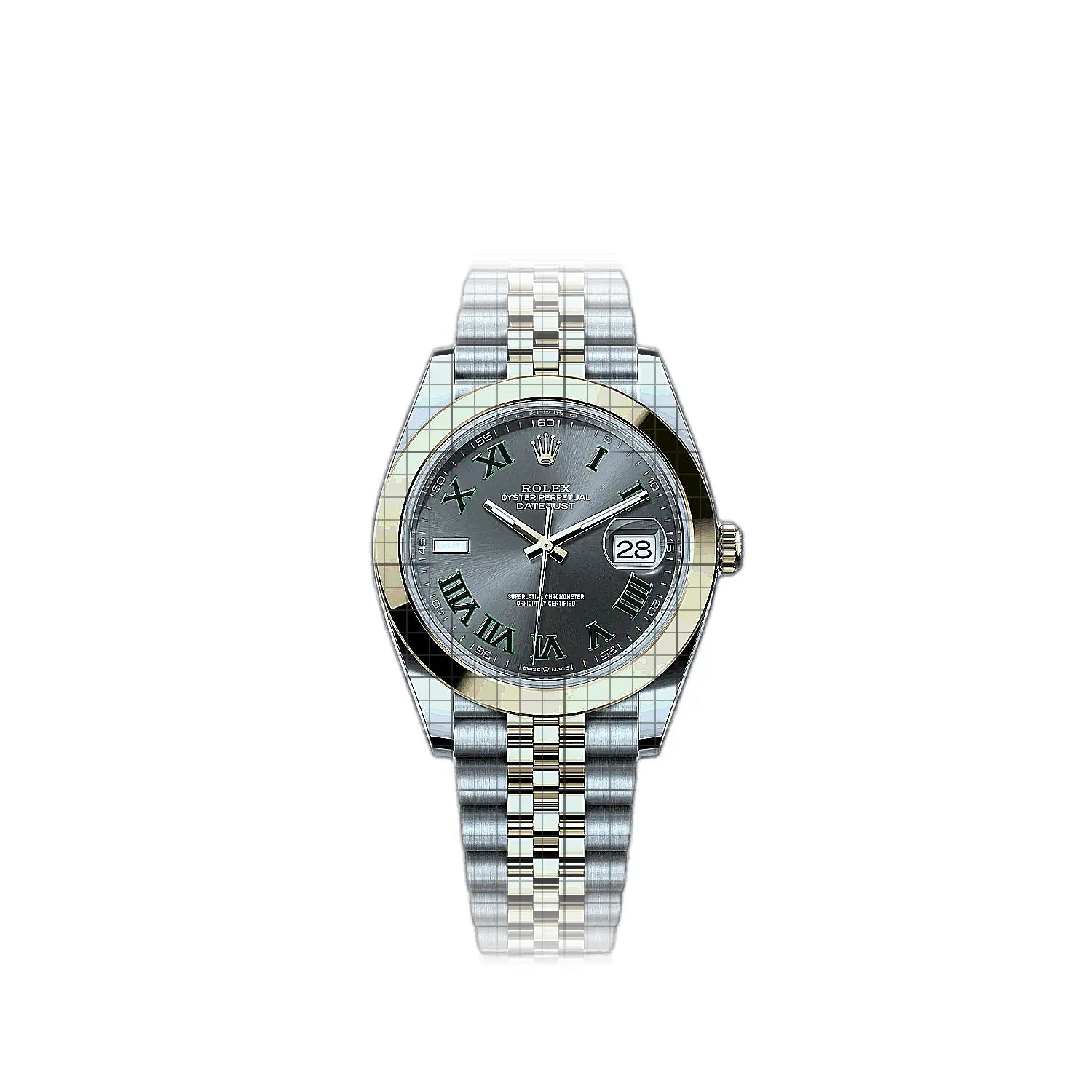 Rolex Datejust 126303-0020 Grey Dial Stainless steel, yellow gold 41mm Watch