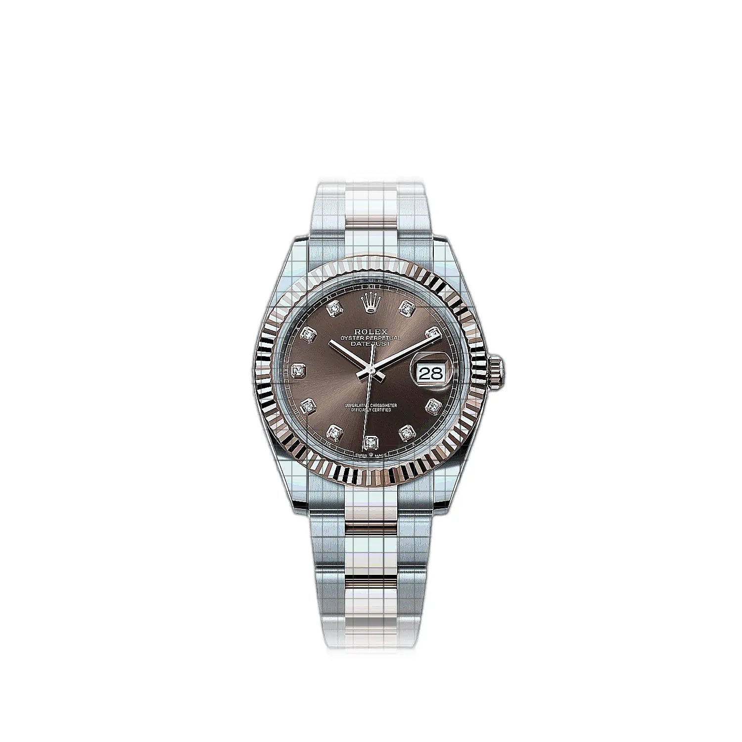 Rolex Datejust 126331-0003 Brown Dial Stainless steel, rose gold 41mm Watch