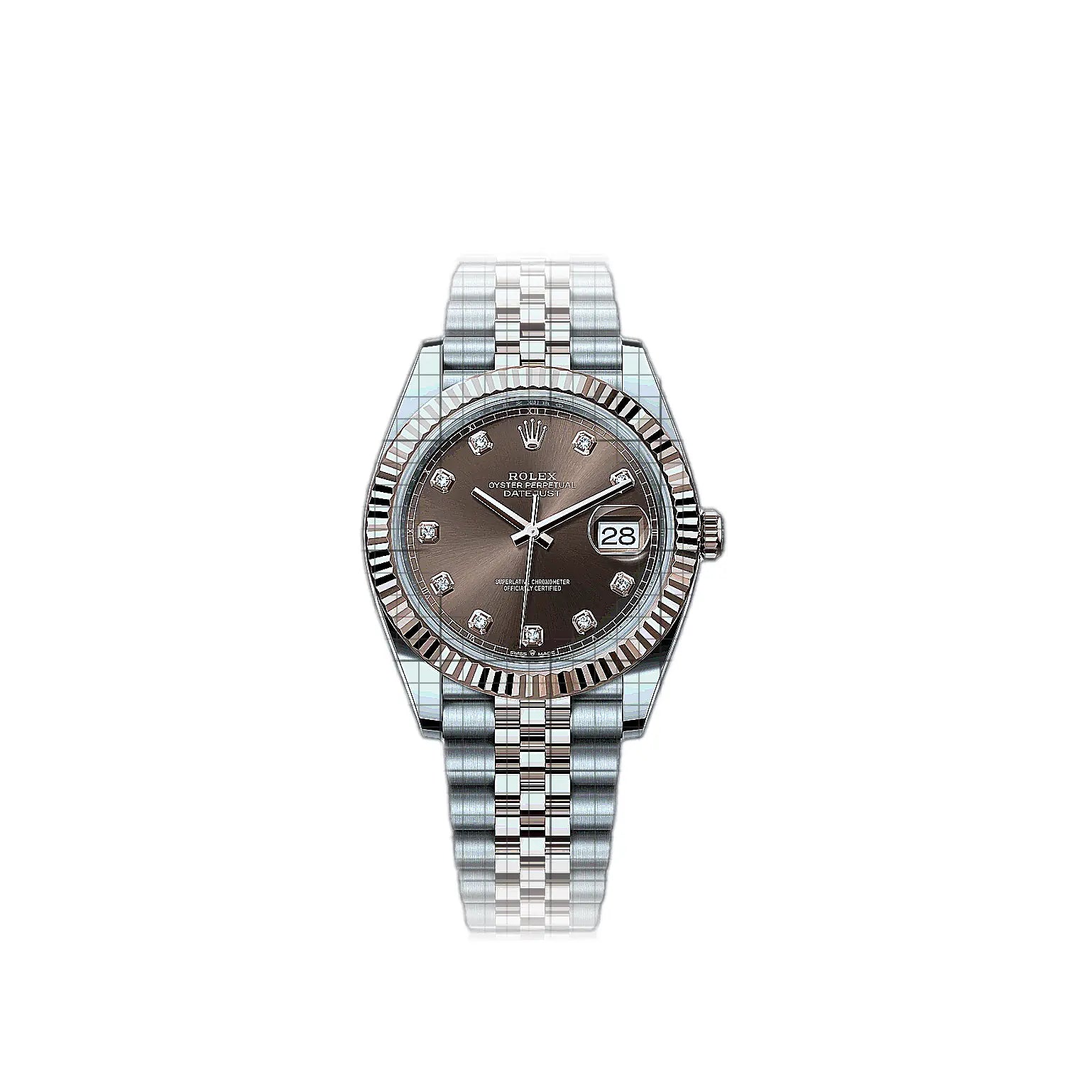 Rolex Datejust 126331-0004 Brown Dial Stainless steel, rose gold 41mm Watch