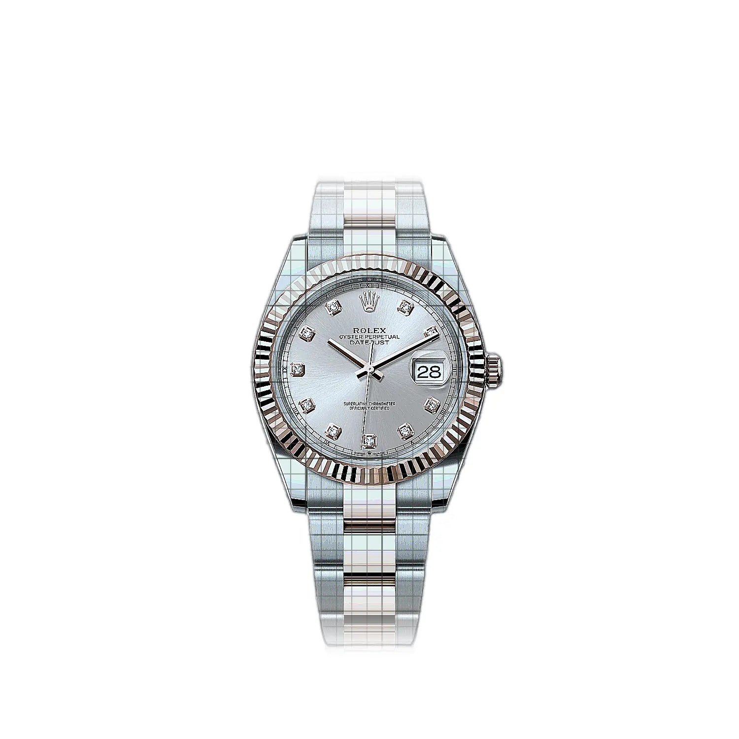 Rolex Datejust 126331-0007 Black Dial Titanium 50mm Watch