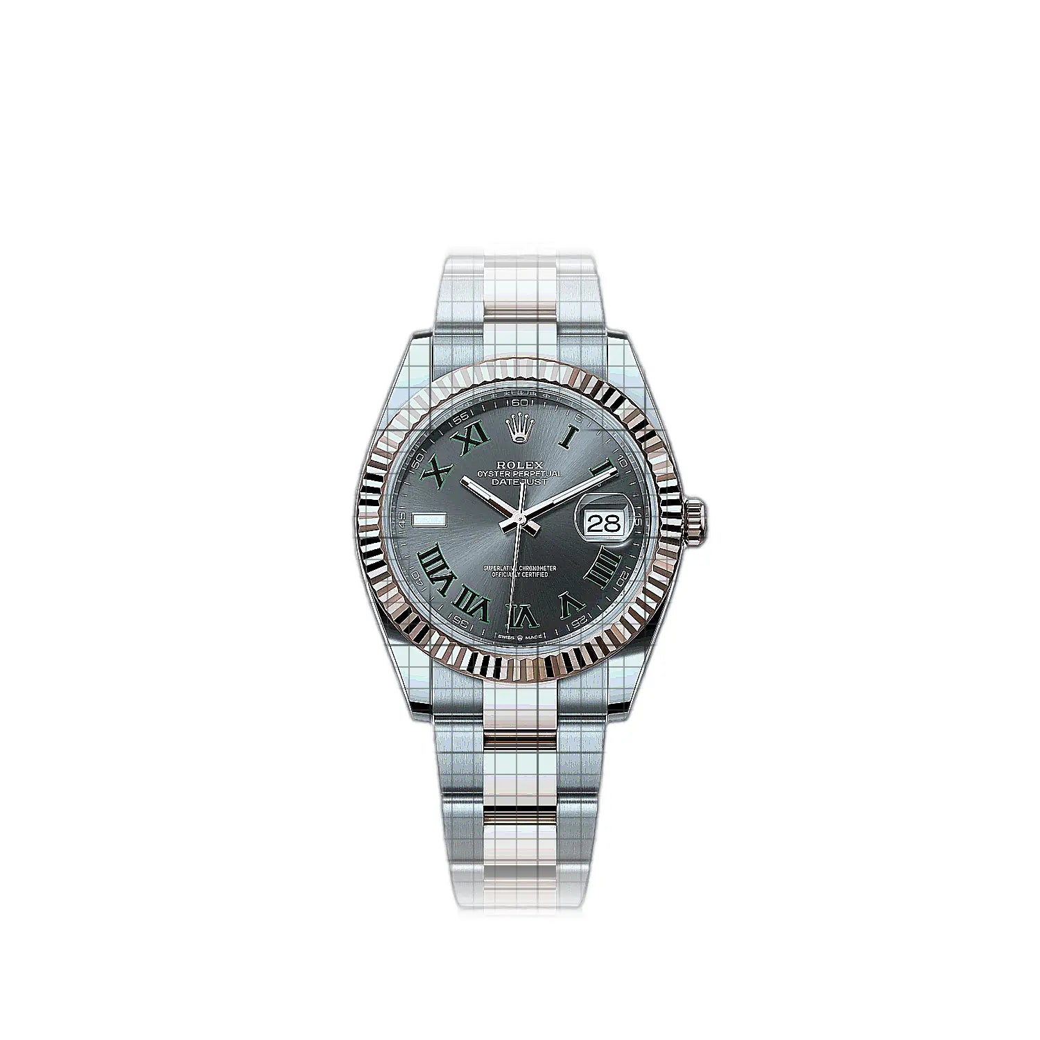 Rolex Datejust 126331-0015 Grey Dial Stainless steel, rose gold 41mm Watch