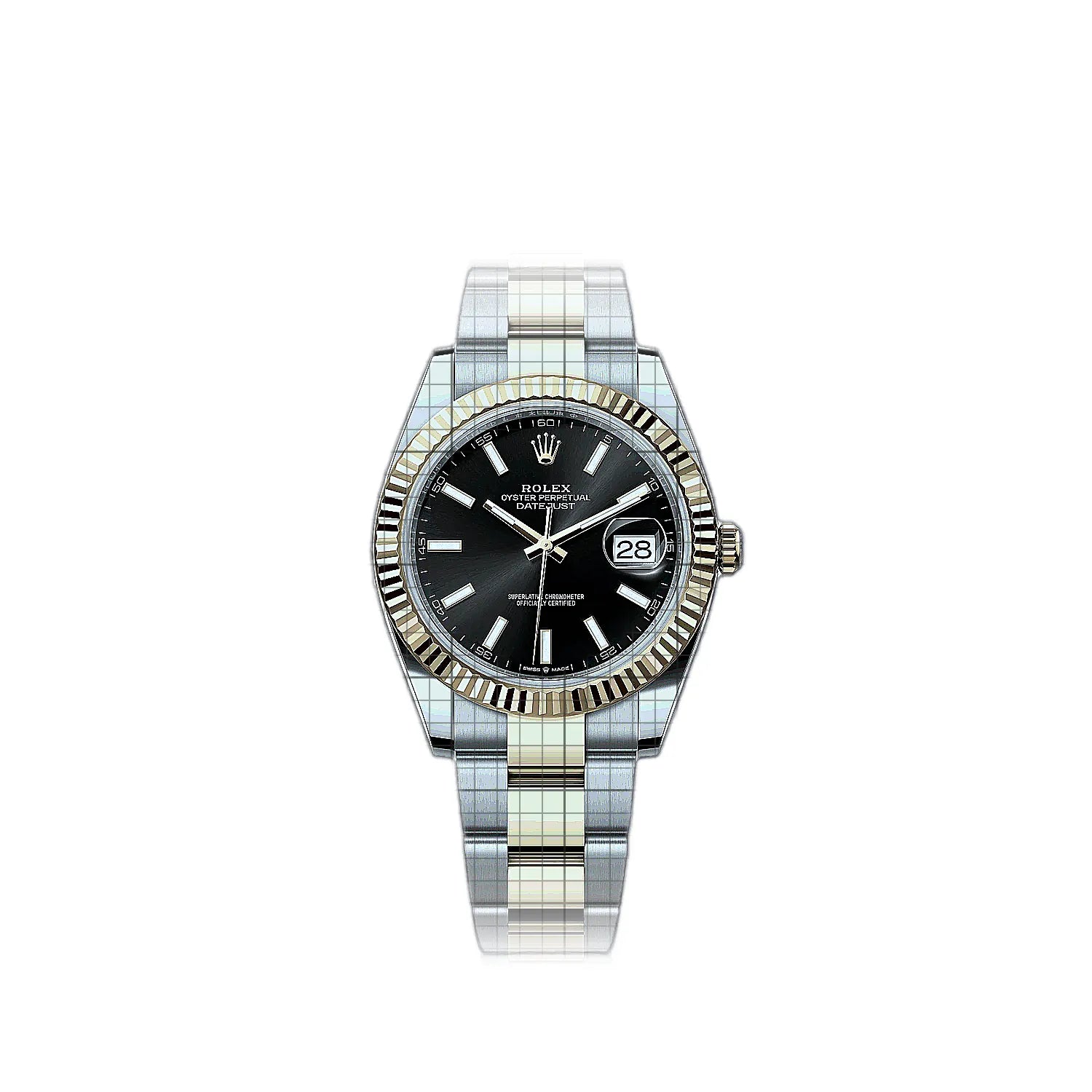 Rolex Datejust 126333-0013 Black Dial Stainless steel, yellow gold 41mm Watch
