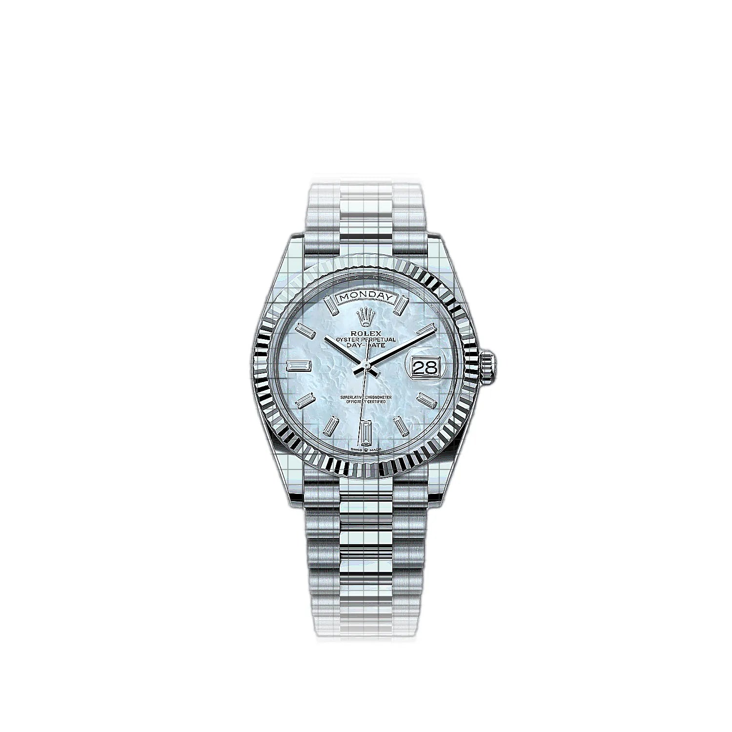 Rolex Day-Date 228239-0078 Mother of pearl Dial White gold 40mm Watch