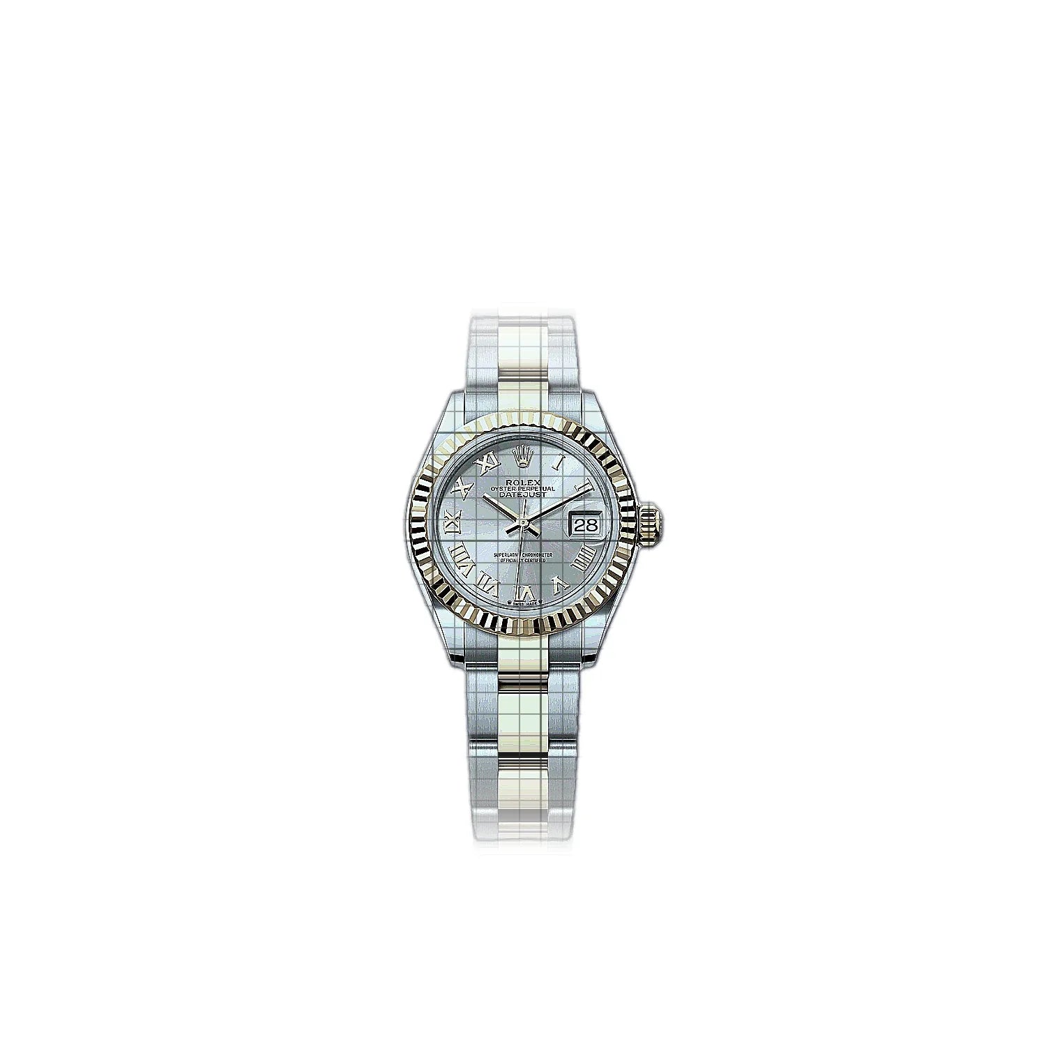 Rolex Lady-Datejust 279173-0006 Silver Dial Stainless steel, yellow gold 28mm Watch