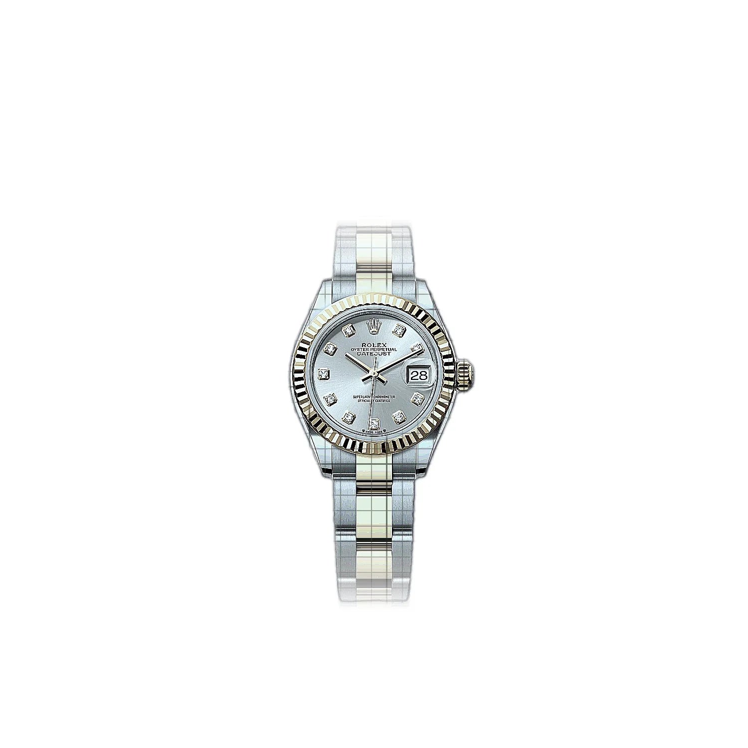 Rolex Lady-Datejust 279173-0008 Silver Dial Stainless steel, yellow gold 28mm Watch