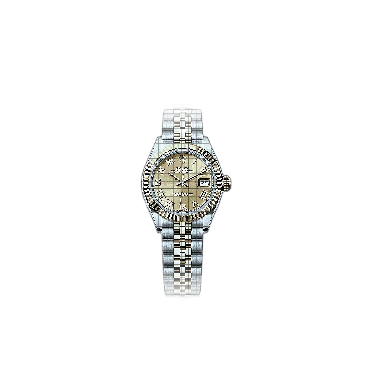 Rolex Lady-Datejust 279173-0009 Champagne Dial Stainless steel, yellow gold 28mm Watch