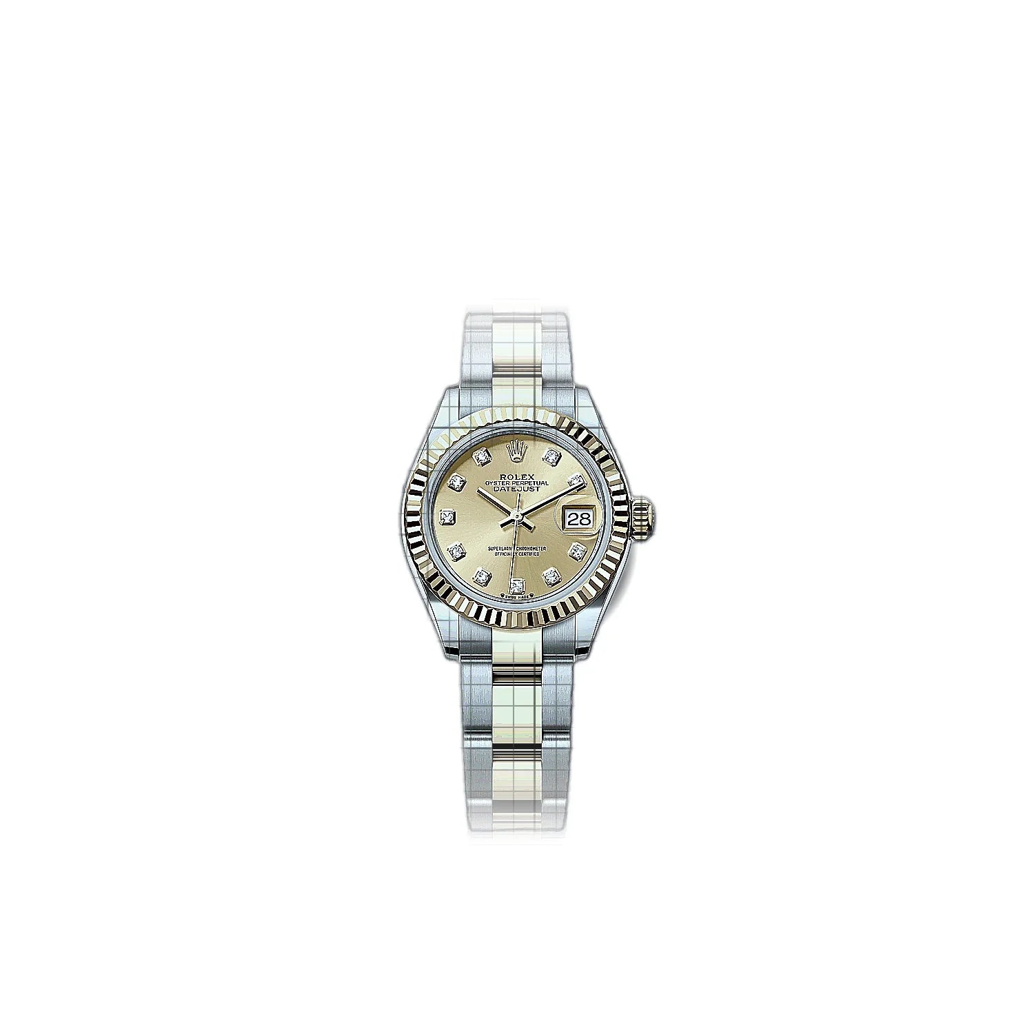 Rolex Lady-Datejust 279173-0012 Champagne Dial Stainless steel, yellow gold 28mm Watch