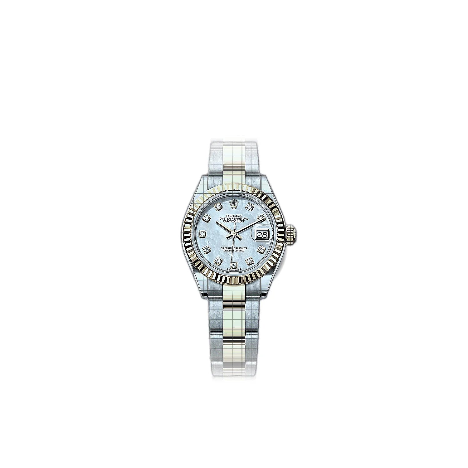 Rolex Lady-Datejust 279173-0014 Mother of pearl Dial Stainless steel, yellow gold 28mm Watch