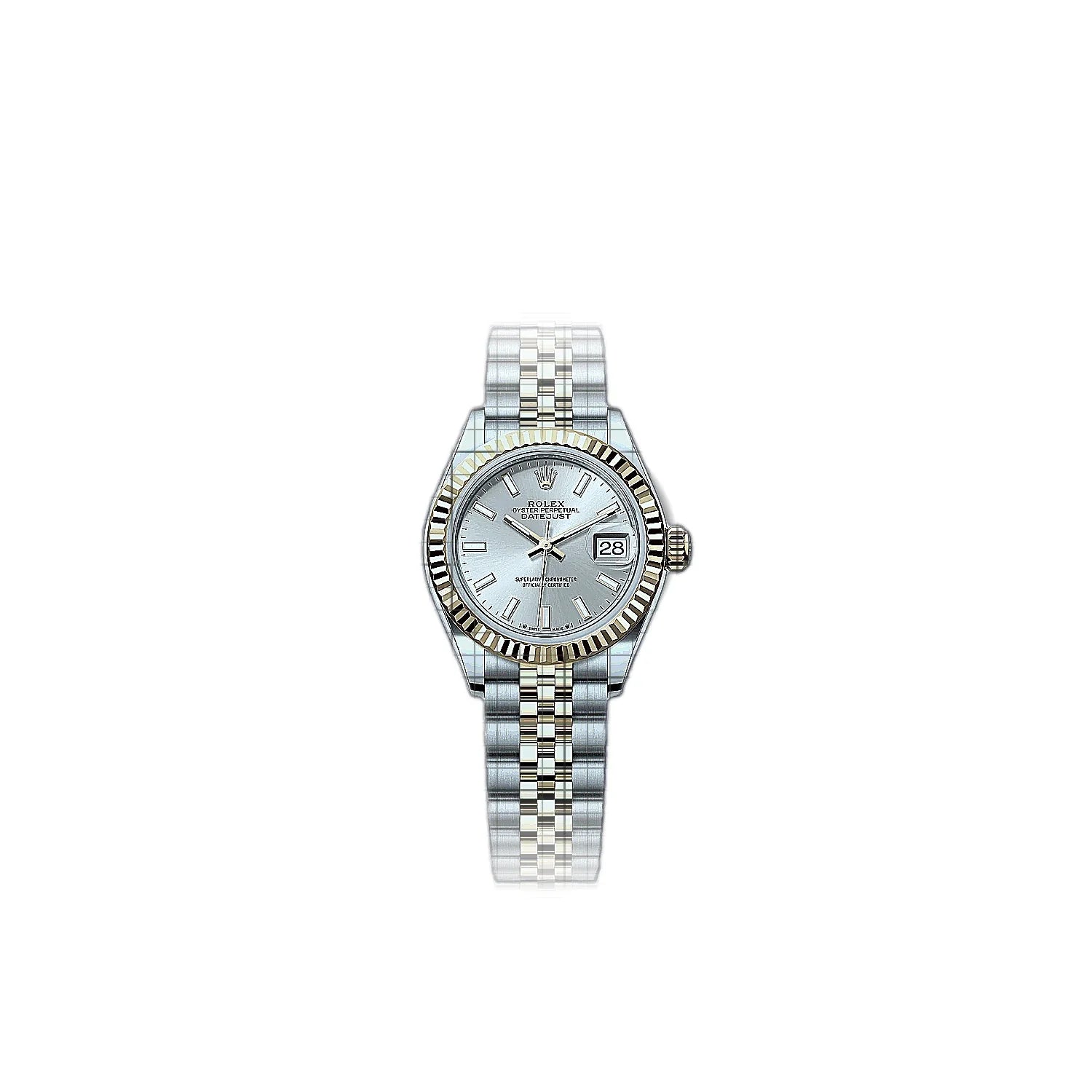 Rolex Lady-Datejust 279173-0019 Silver Dial Stainless steel, yellow gold 28mm Watch
