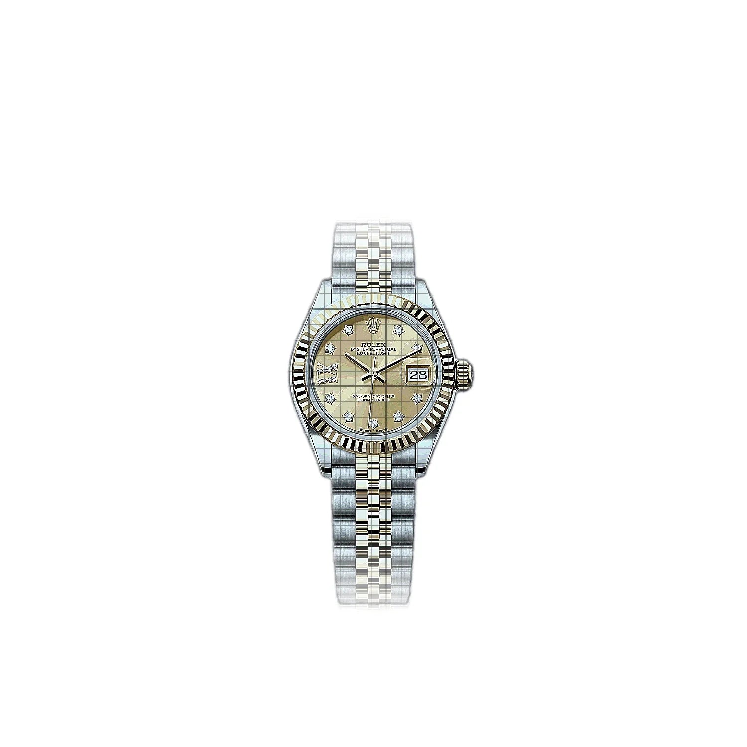 Rolex Lady-Datejust 279173-0021 Champagne Dial Stainless steel, yellow gold 28mm Watch