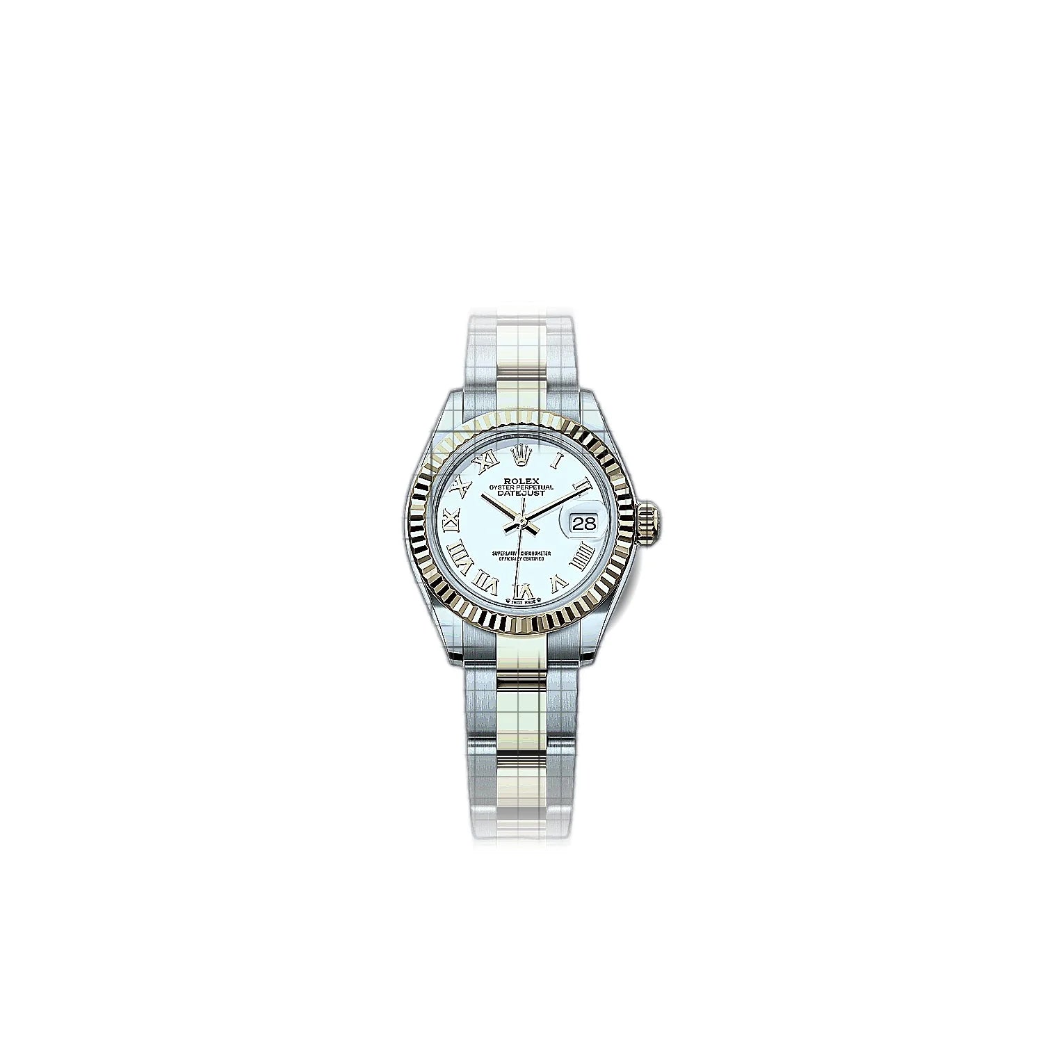 Rolex Lady-Datejust 279173-0024 White Dial Stainless steel, yellow gold 28mm Watch