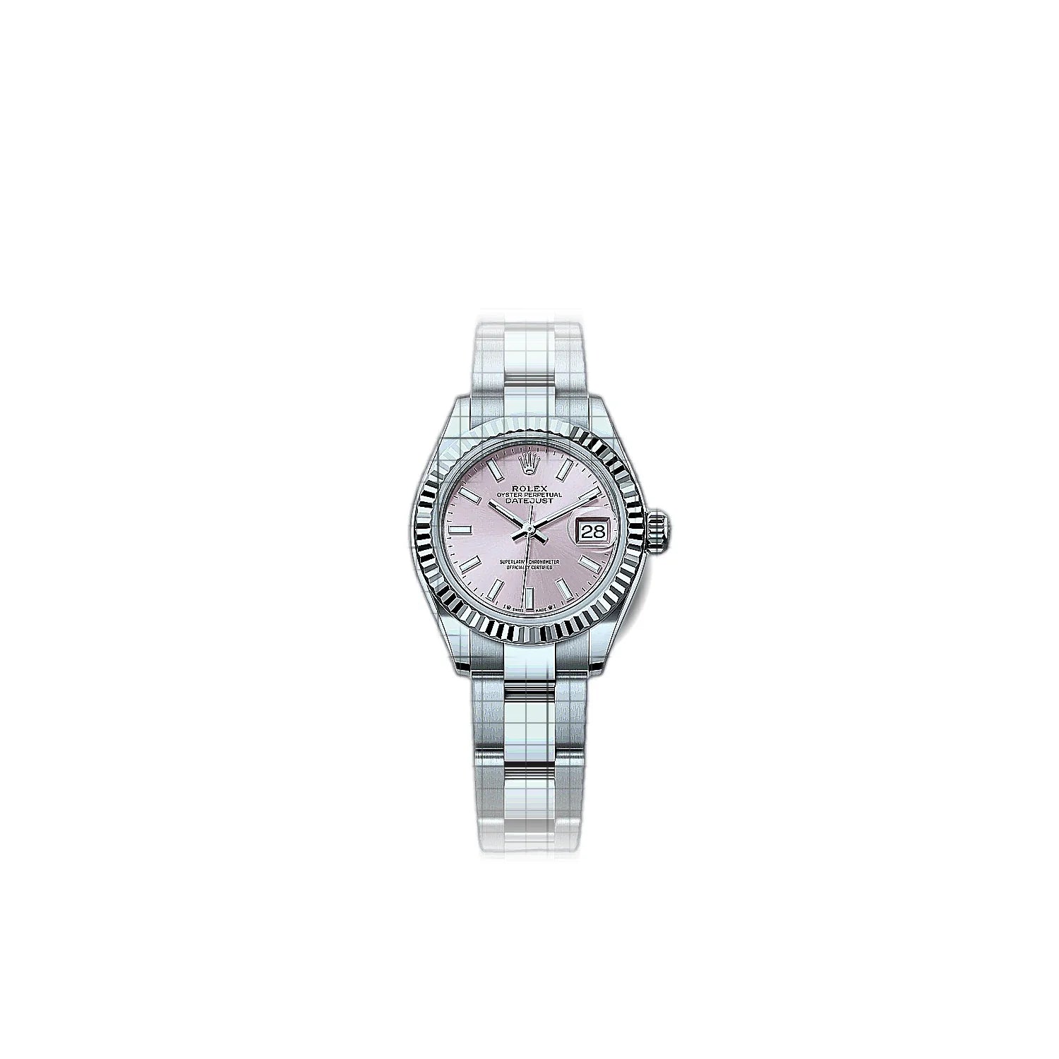 Rolex Lady-Datejust 279174-0002 Pink Dial Stainless steel, white gold 28mm Watch