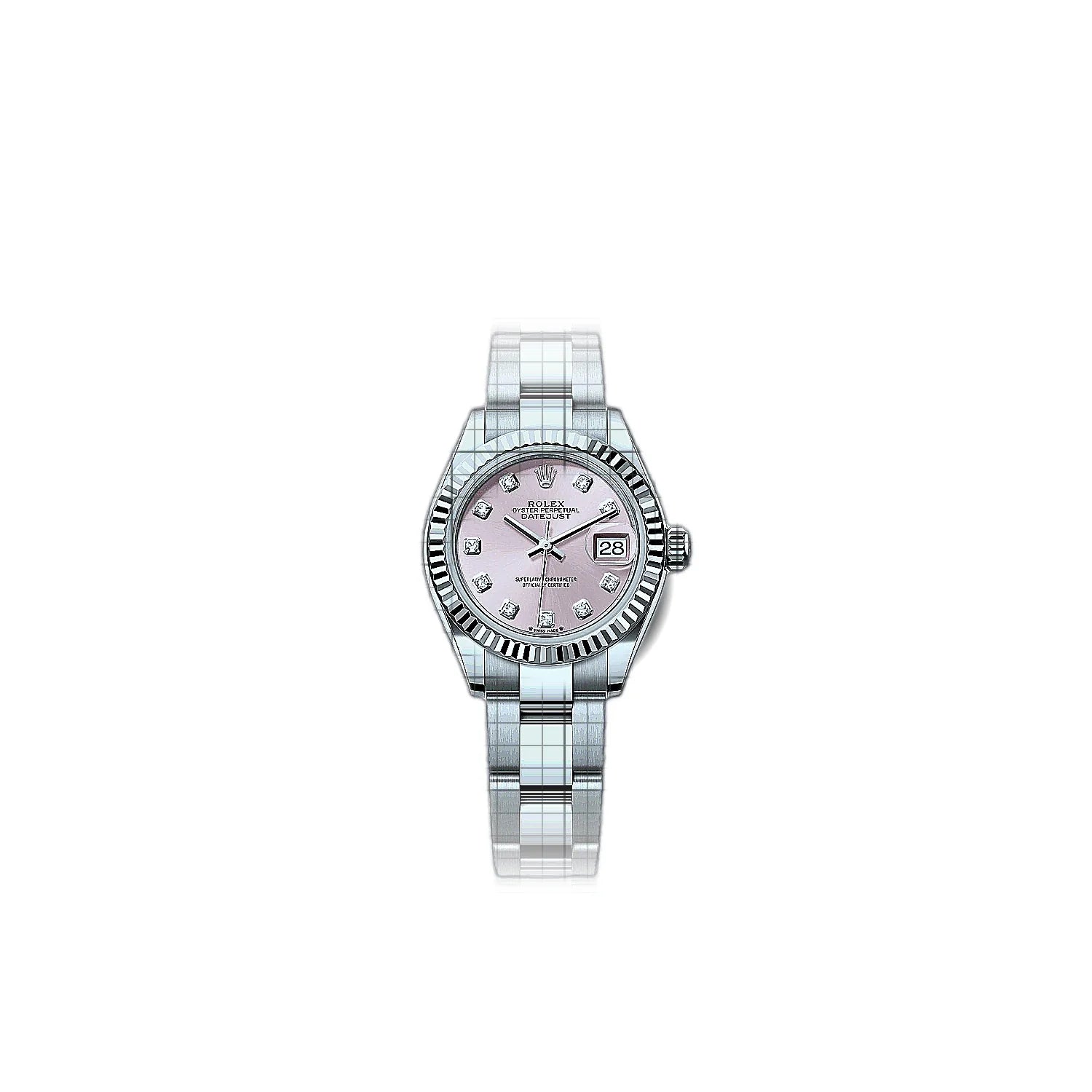 Rolex Lady-Datejust 279174-0004 Pink Dial Stainless steel, white gold 28mm Watch