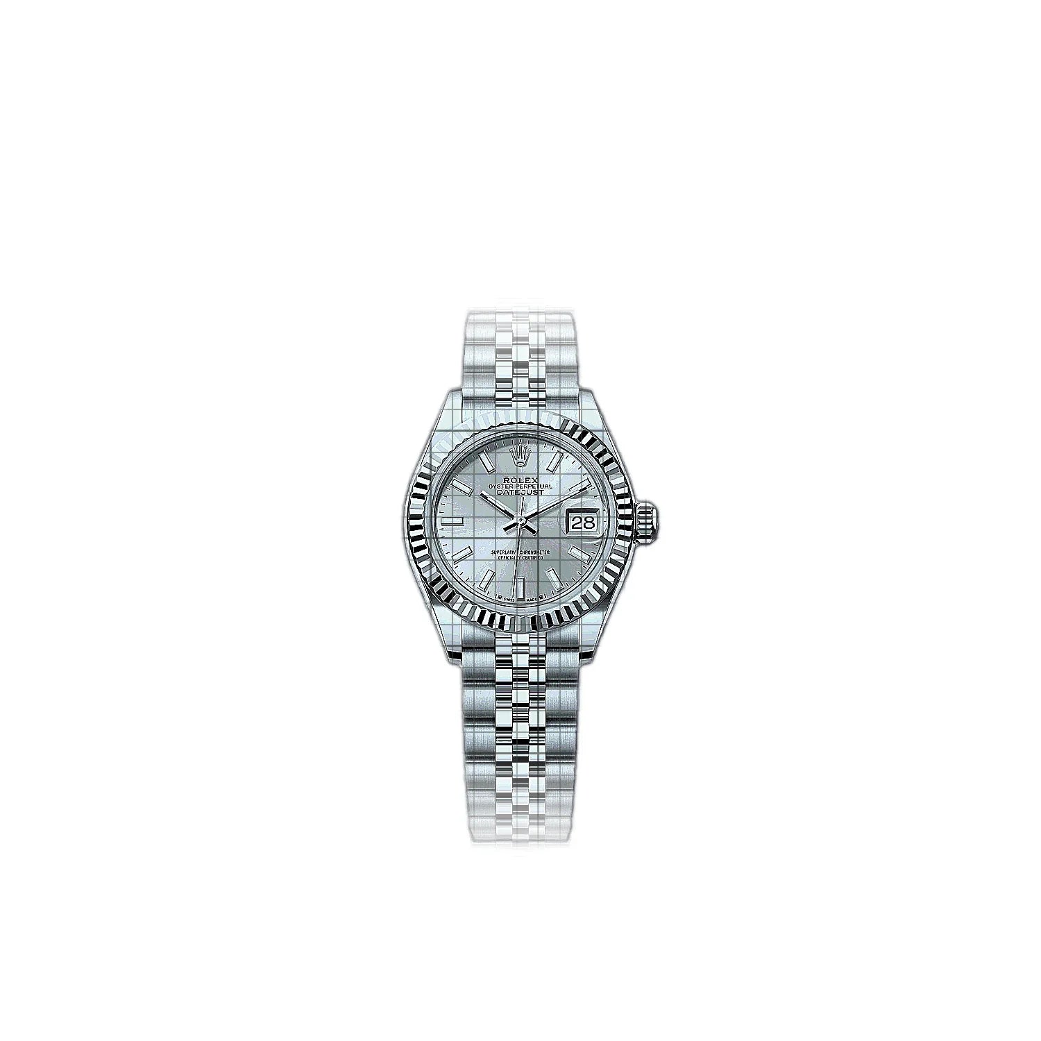 Rolex Lady-Datejust 279174-0005 Silver Dial Stainless steel, white gold 28mm Watch