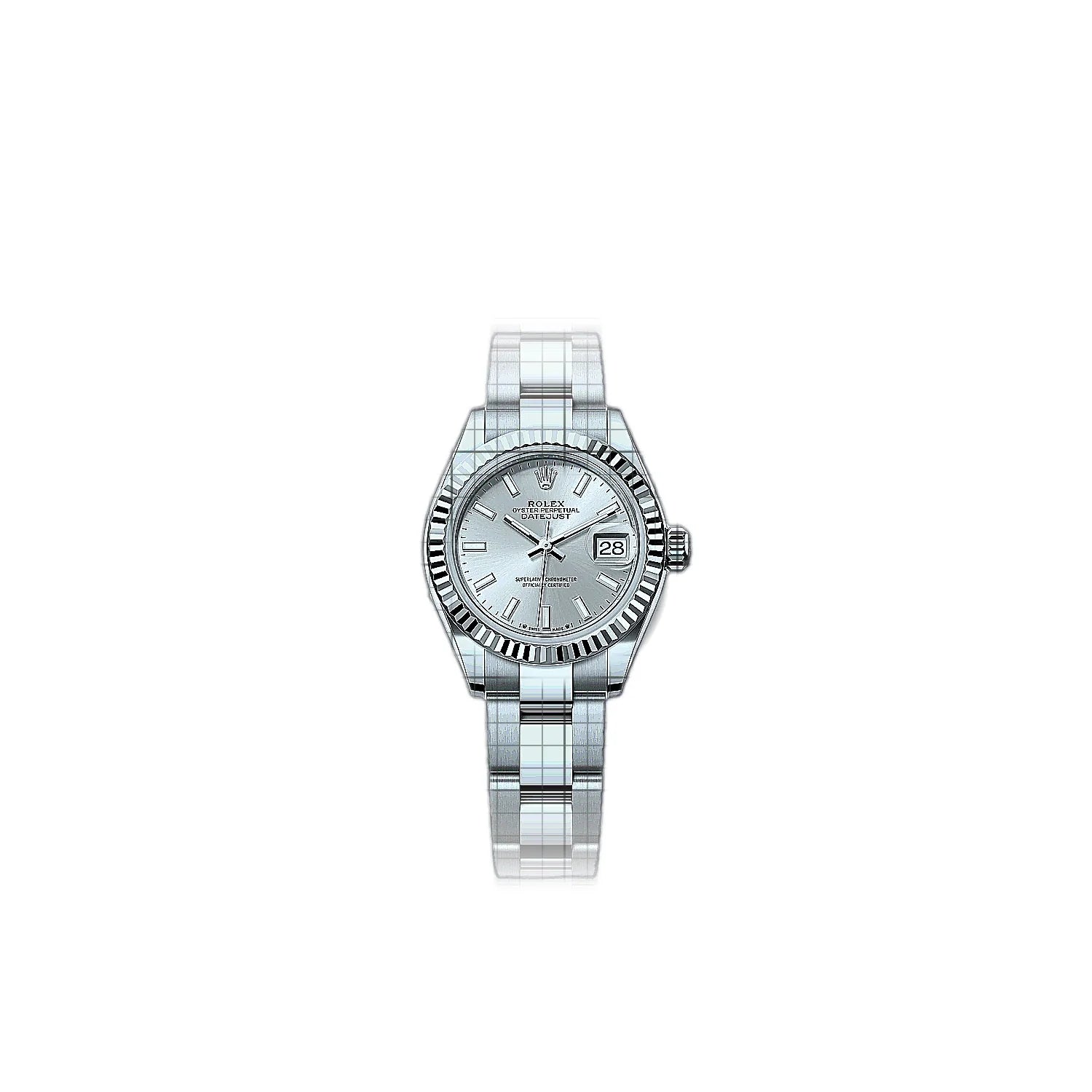 Rolex Lady-Datejust 279174-0006 Silver Dial Stainless steel, white gold 28mm Watch
