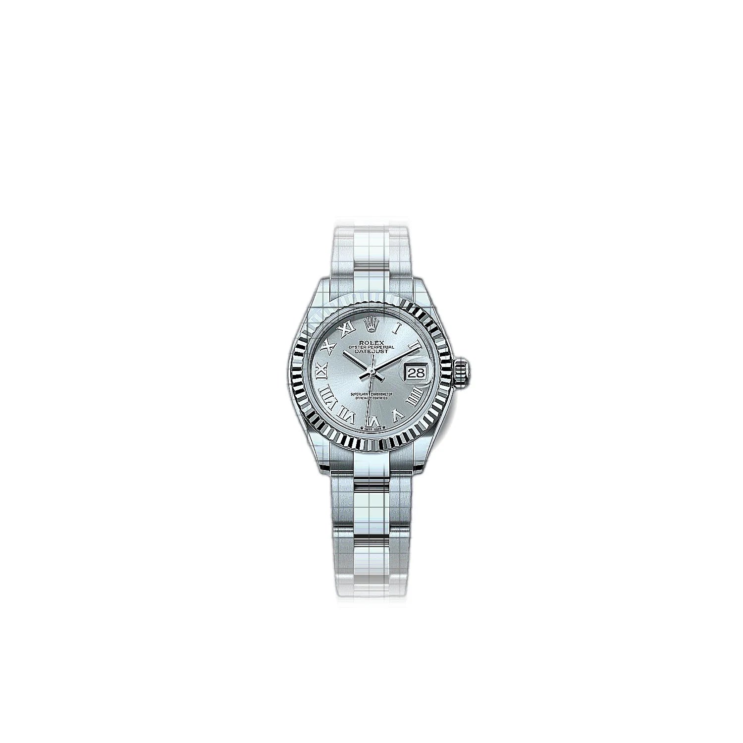 Rolex Lady-Datejust 279174-0008 Silver Dial Stainless steel, white gold 28mm Watch