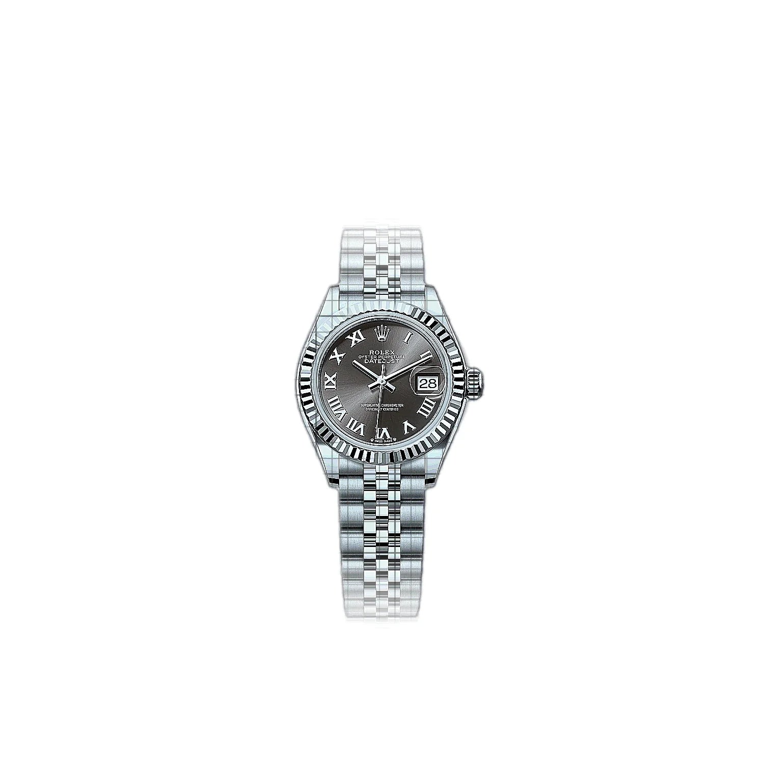 Rolex Lady-Datejust 279174-0013 Grey Dial Stainless steel, white gold 28mm Watch