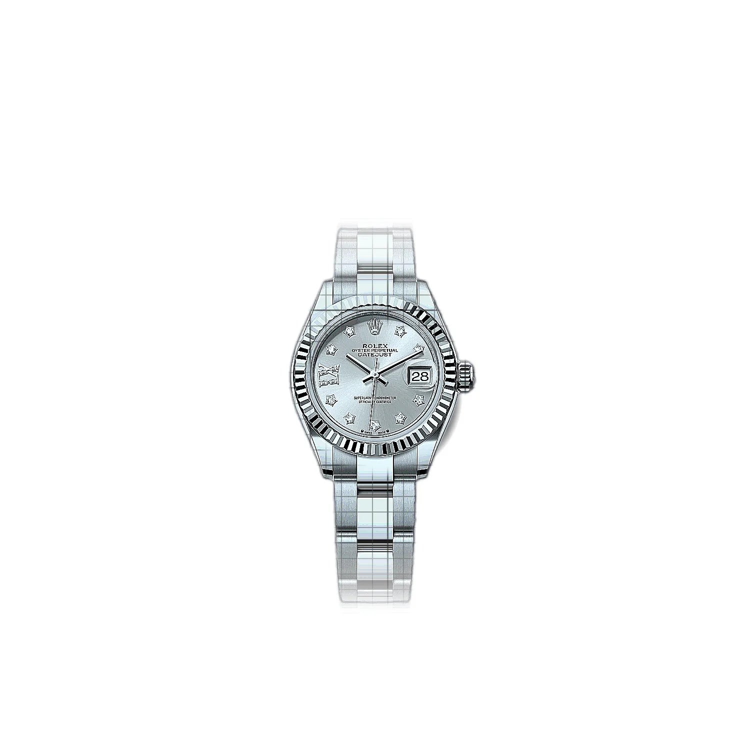 Rolex Lady-Datejust 279174-0022 Silver Dial Stainless steel, white gold 28mm Watch
