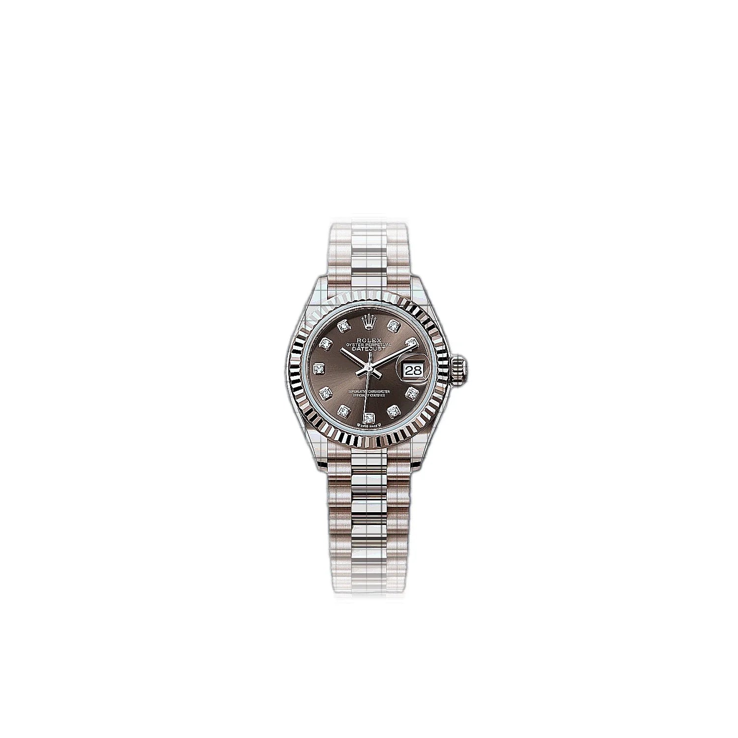 Rolex Lady-Datejust 279175-0016 Brown Dial Rose gold 28mm Watch