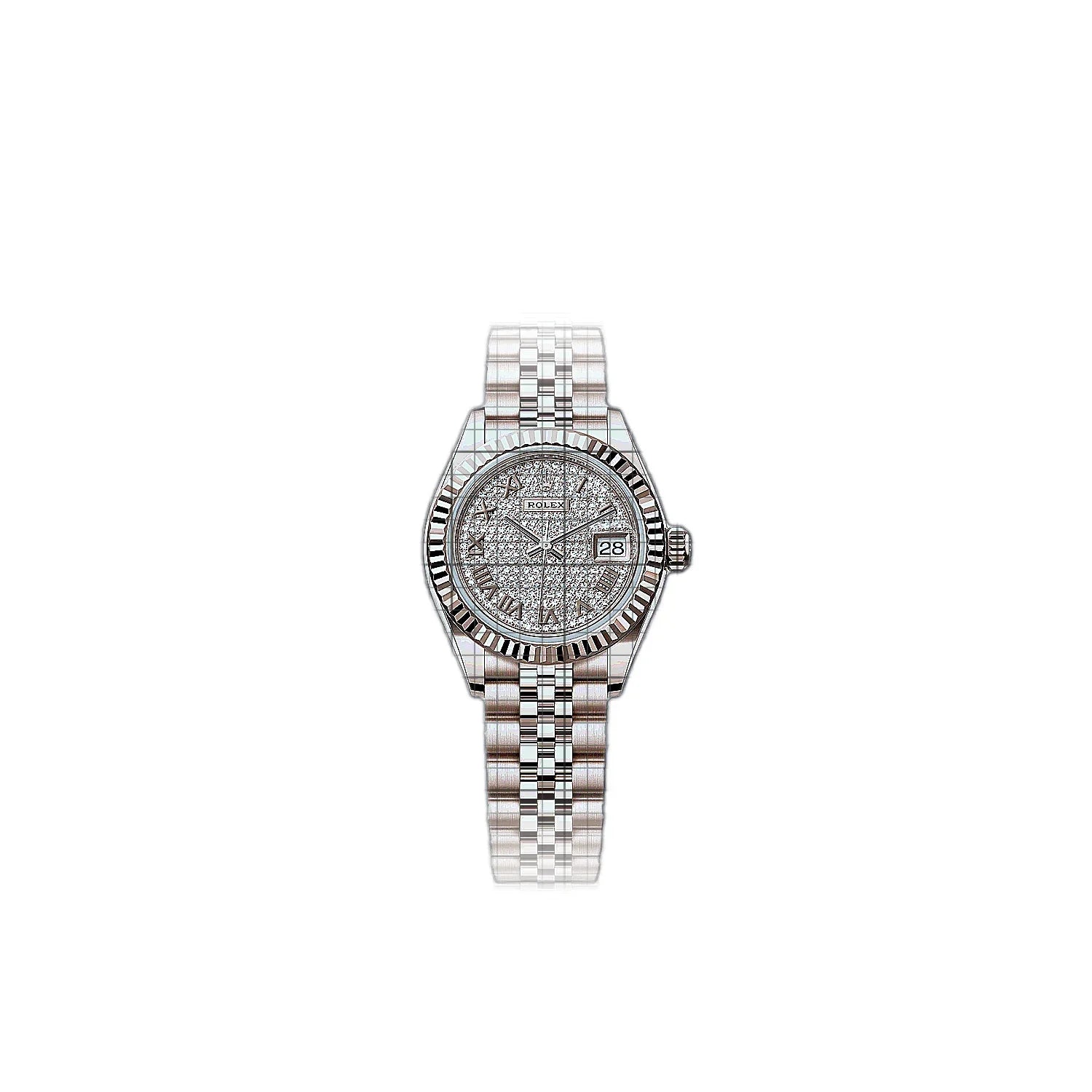 Rolex Lady-Datejust 279175-0024 Gemstones Dial Rose gold 28mm Watch