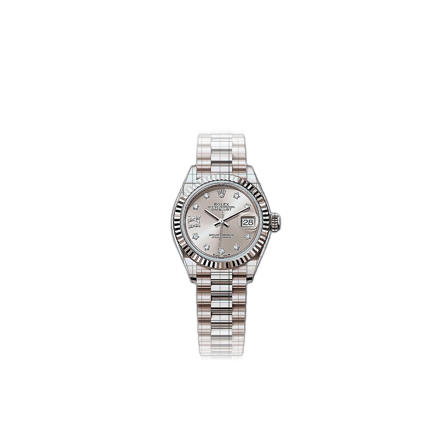 Rolex Lady-Datejust 279175-0029 Pink Dial Rose gold 28mm Watch