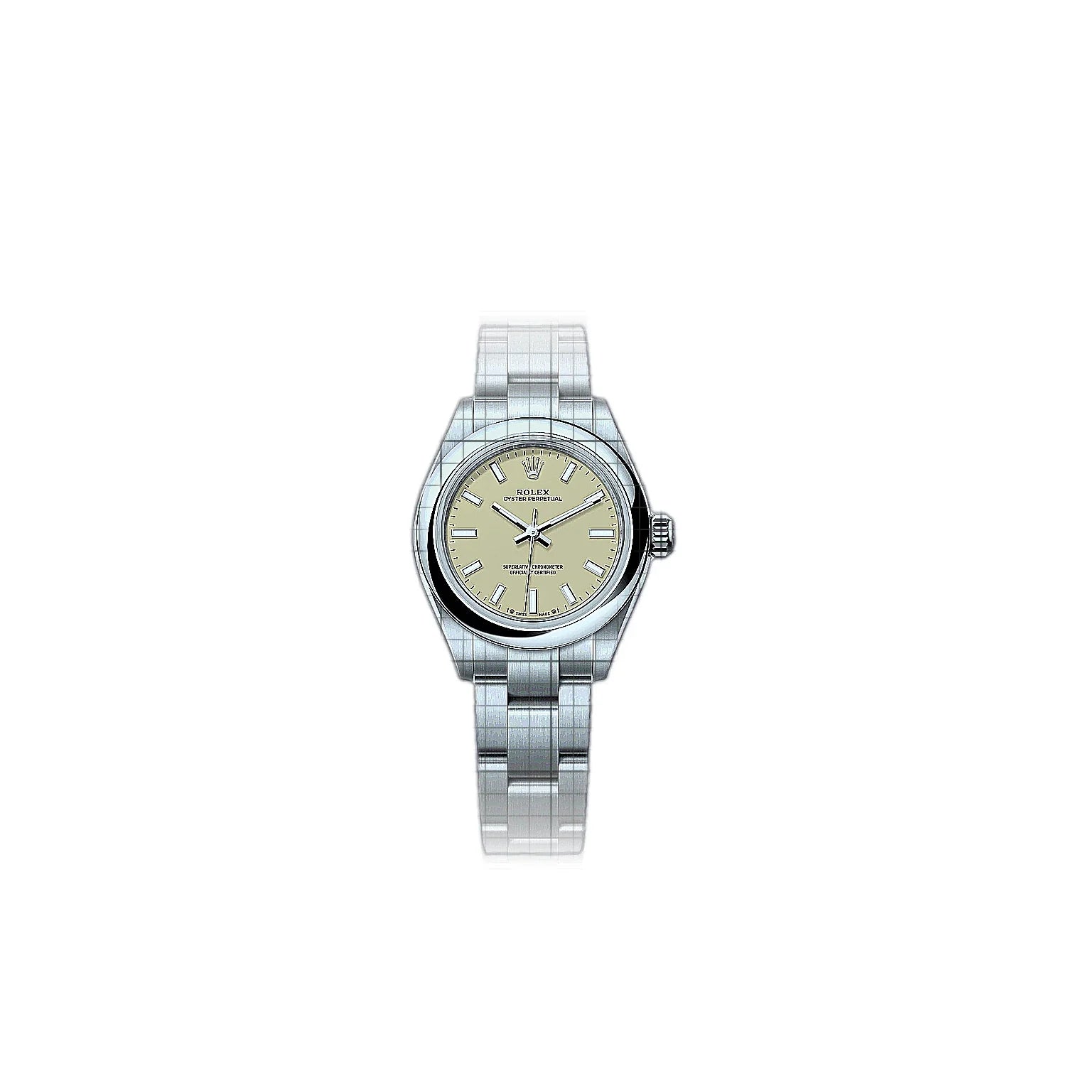 Rolex Oyster Perpetual 276200-0007 Beige Dial Stainless steel 28mm Watch