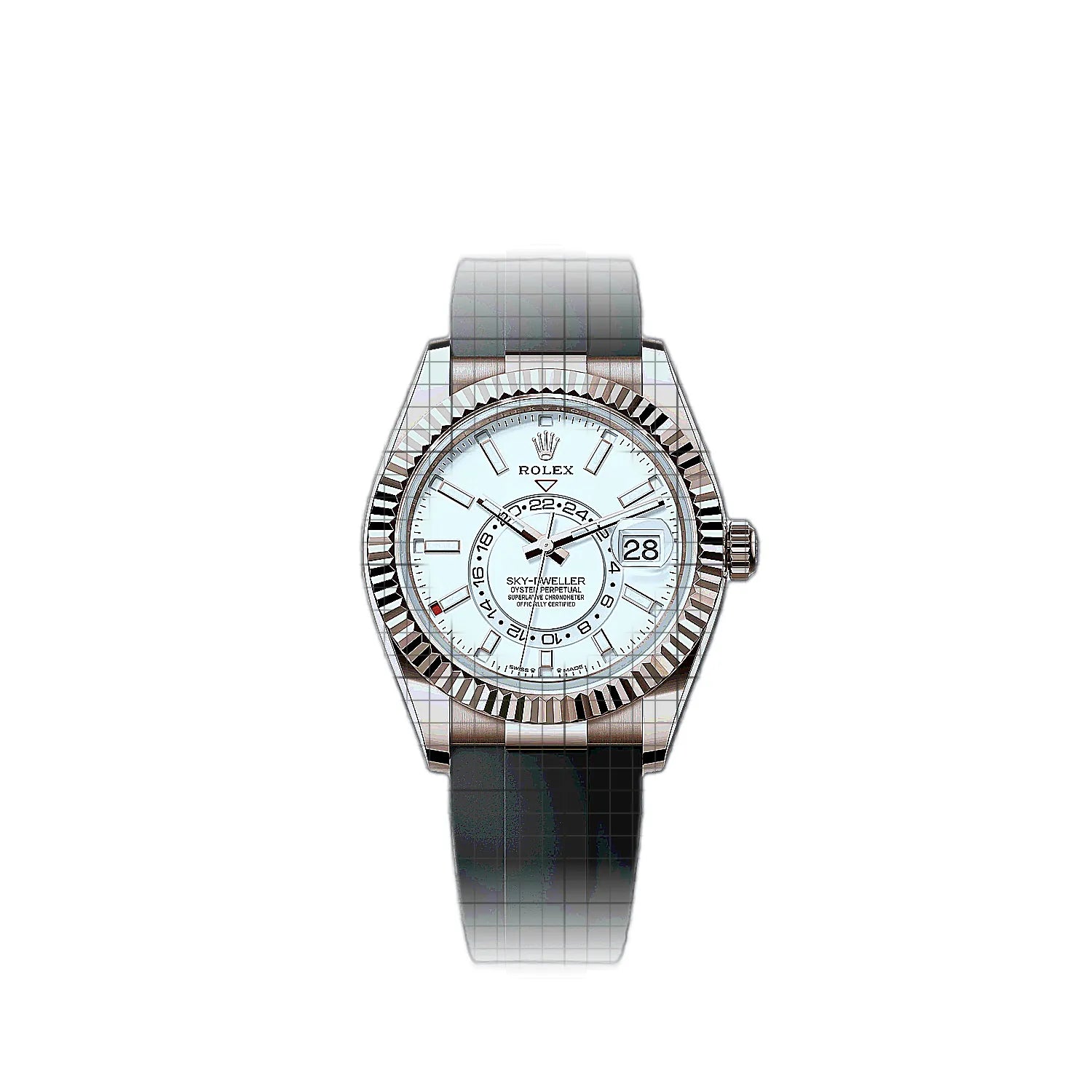 Rolex Sky-Dweller 336235-0003 White Dial Rose gold 42mm Watch