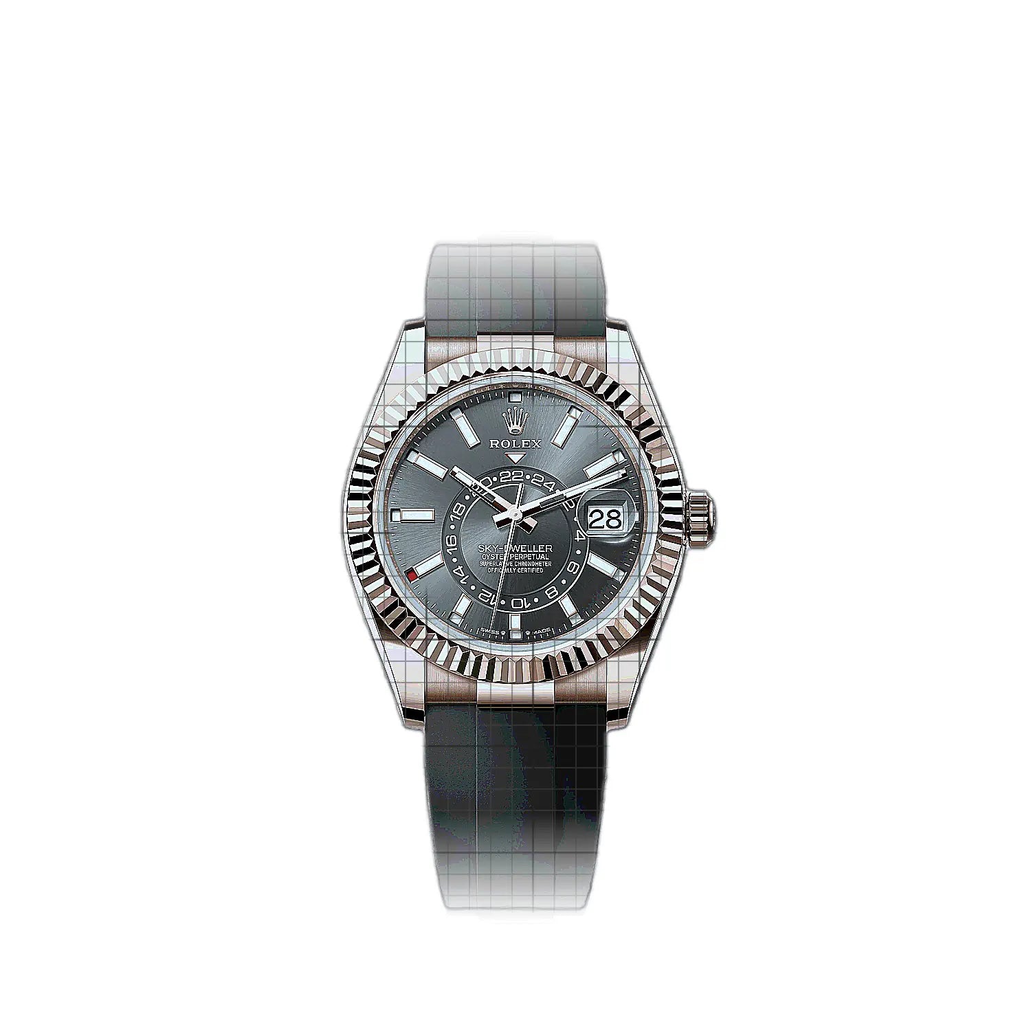 Rolex Sky-Dweller 336235-0004 Grey Dial Rose gold 42mm Watch