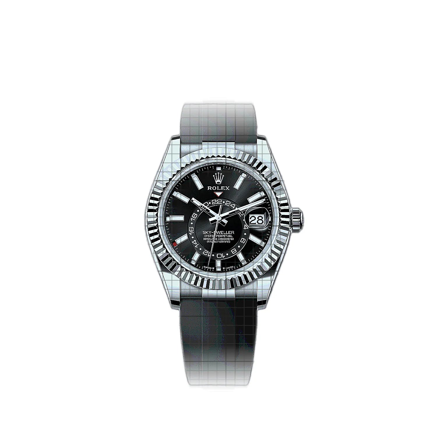 Rolex Sky-Dweller 336239-0002 Black Dial Stainless steel, rose gold 40mm Watch