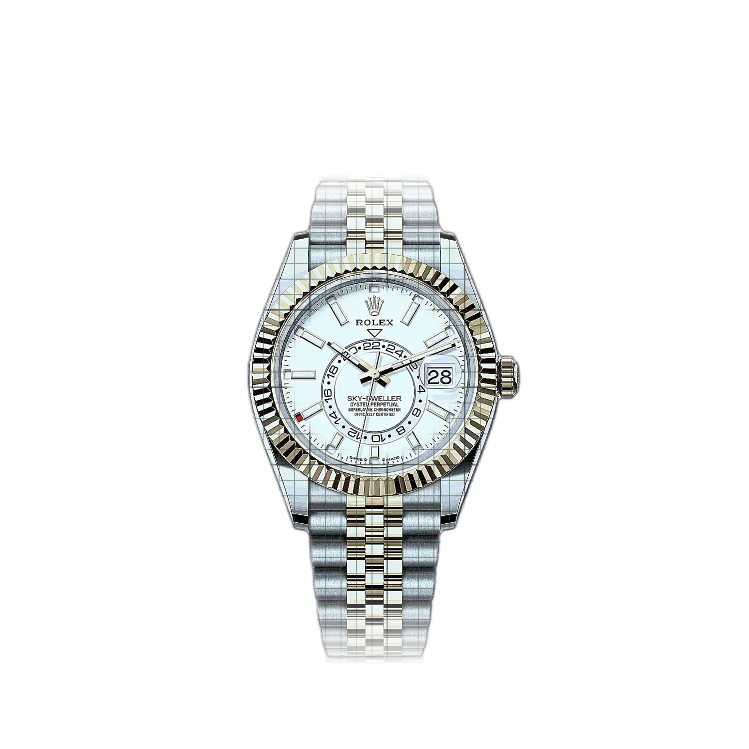 Rolex Sky-Dweller 336933-0006 White Dial Stainless steel, yellow gold 42mm Watch