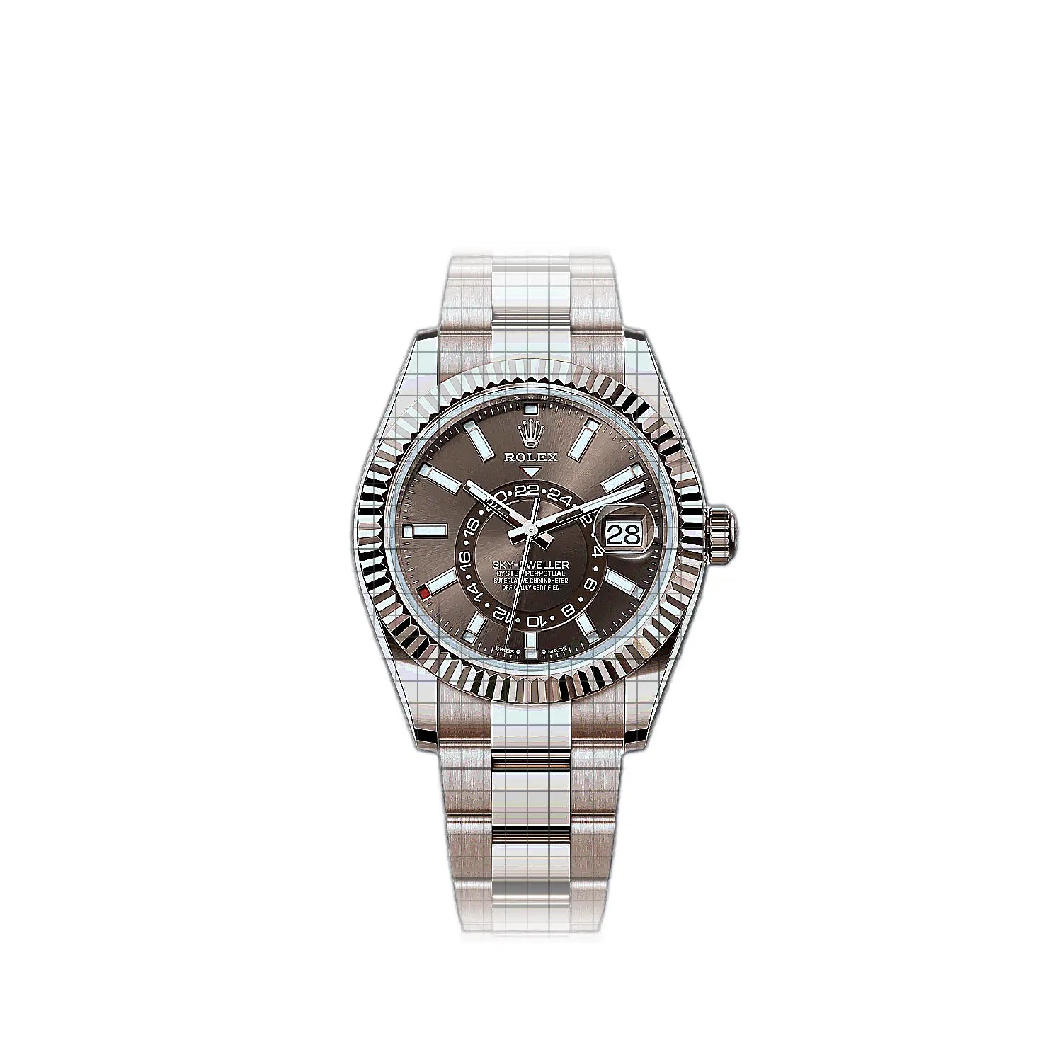 Rolex Sky-Dweller 336935-0002 Brown Dial Rose gold 42mm Watch