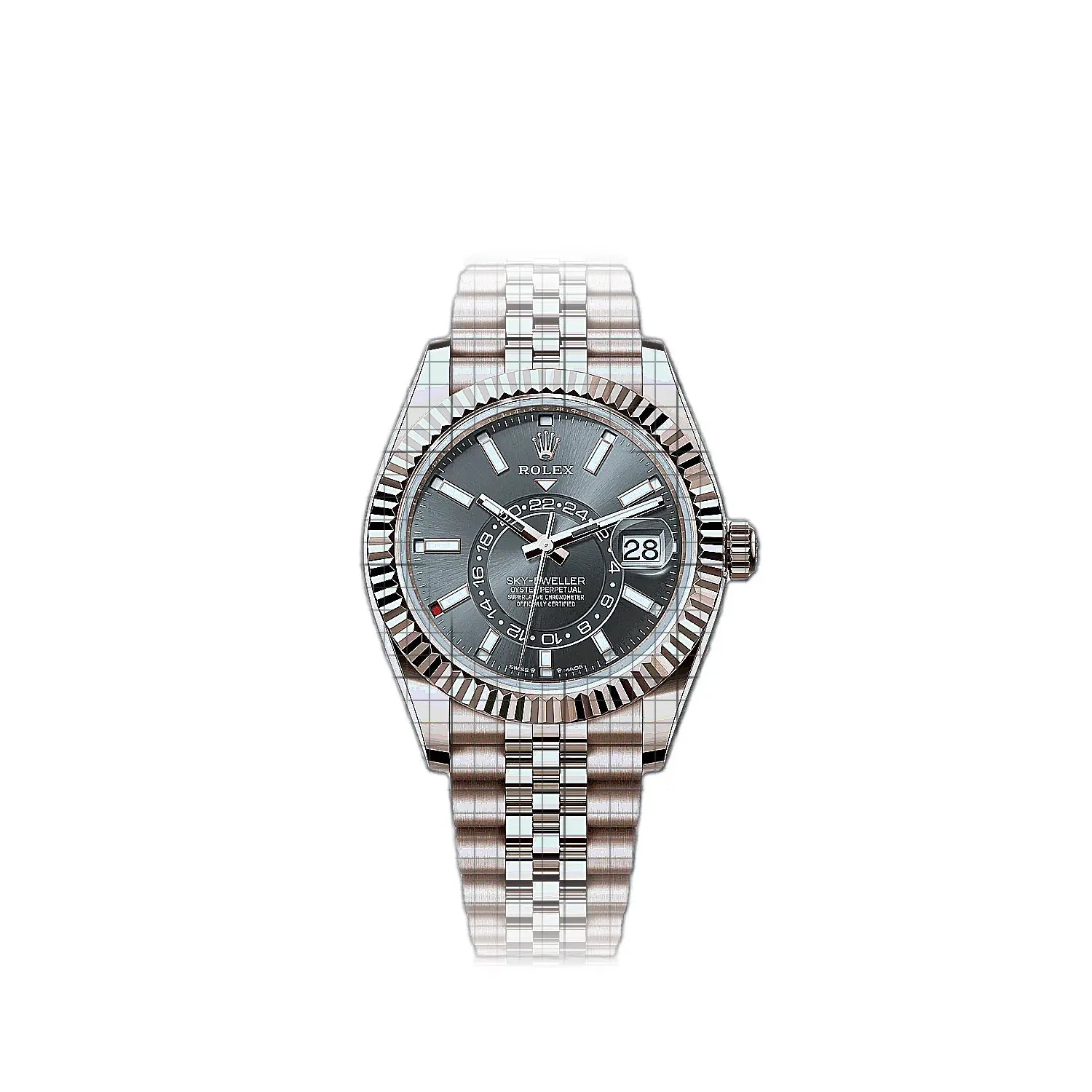 Rolex Sky-Dweller 336935-0008 Grey Dial Rose gold 40mm Watch