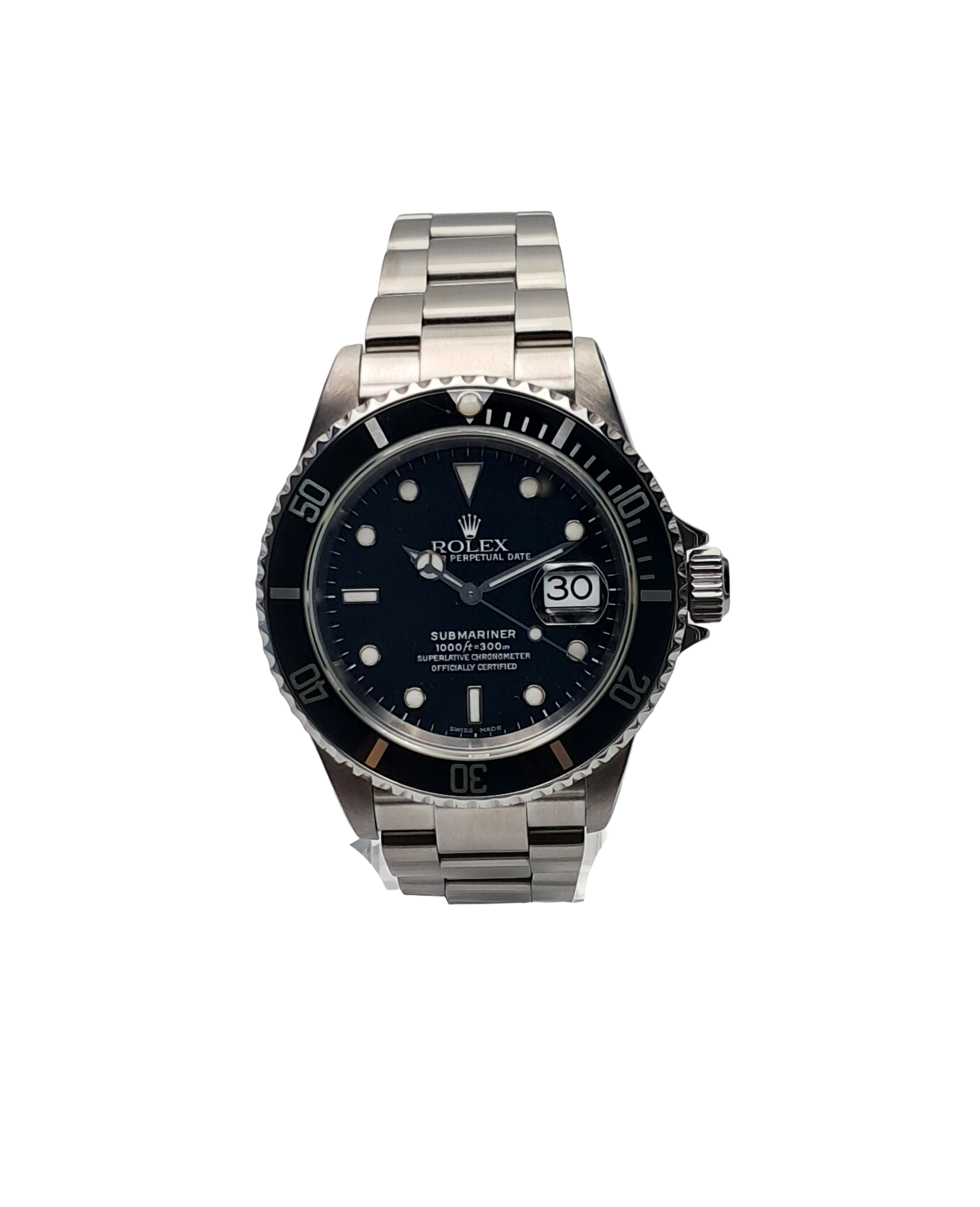 Rolex Submariner Date Black Oyster 40 CPO 2001
