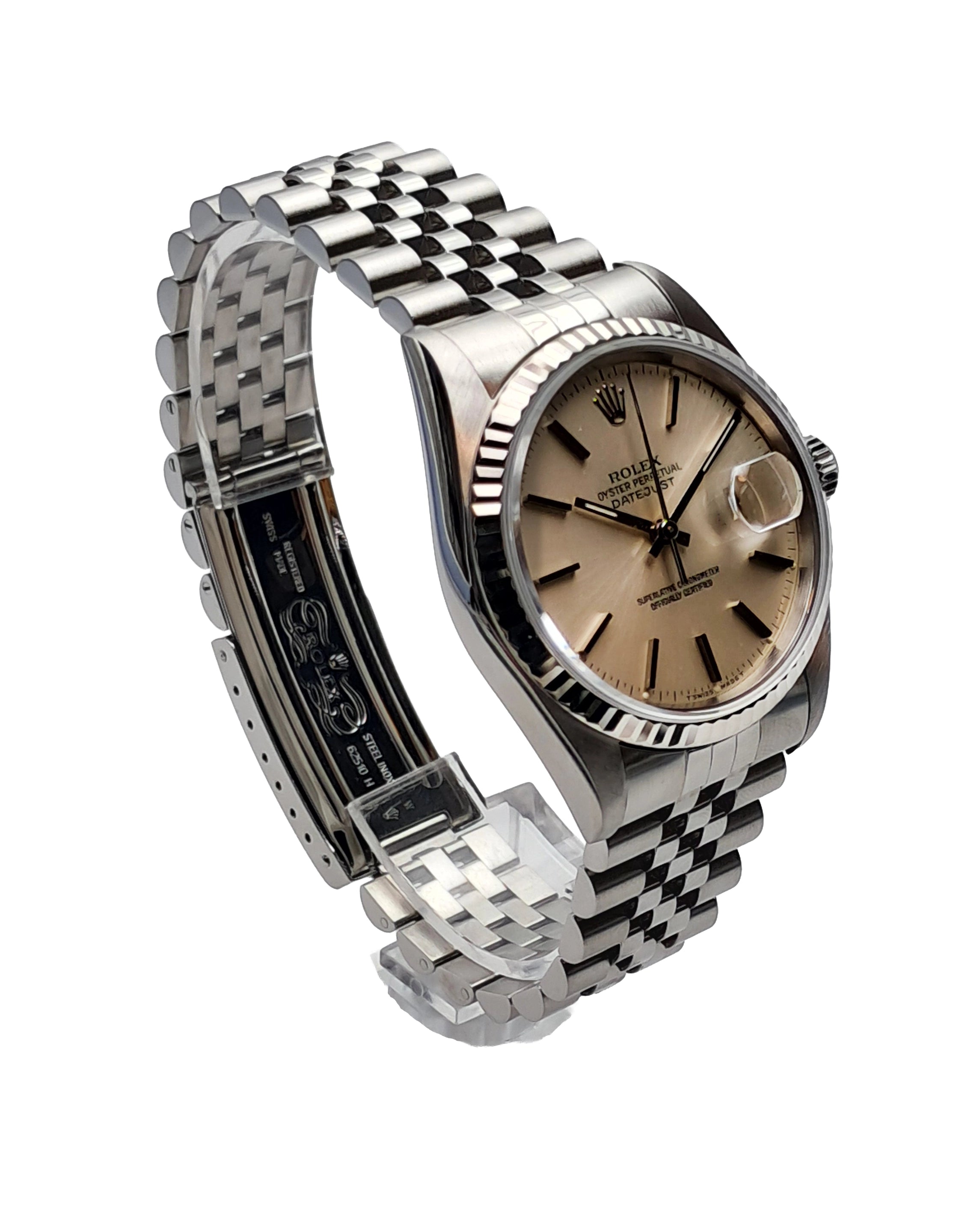 Rolex Datejust 36 Silver Jubilee CPO 1994