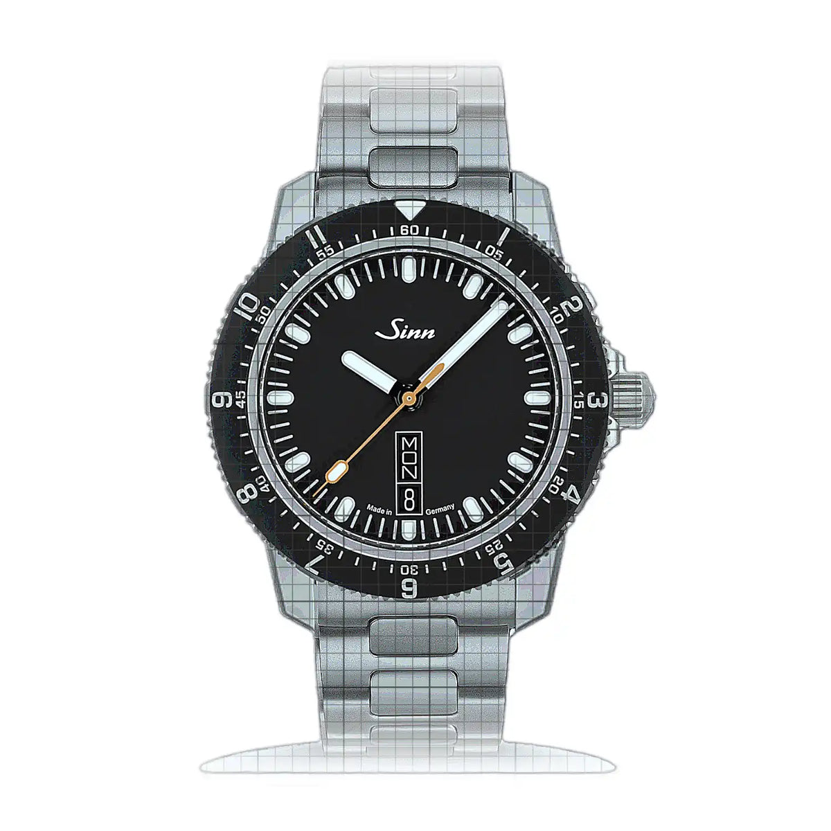 Sinn 105 105.020HM Black Dial Stainless steel 41mm Watch