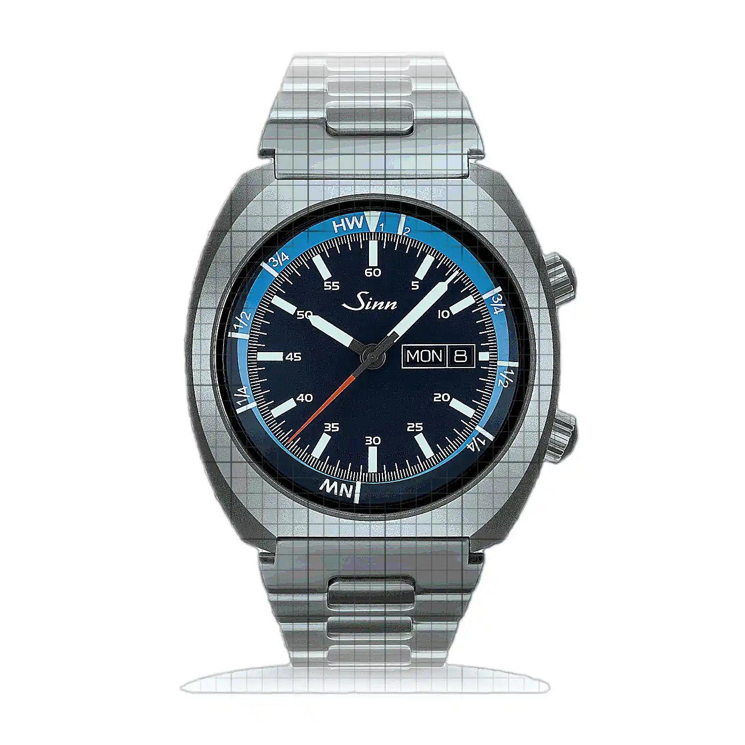 Sinn 240 St GZ – Metal bracelet H-Link 240.011H Blue Dial Stainless steel 43mm Watch