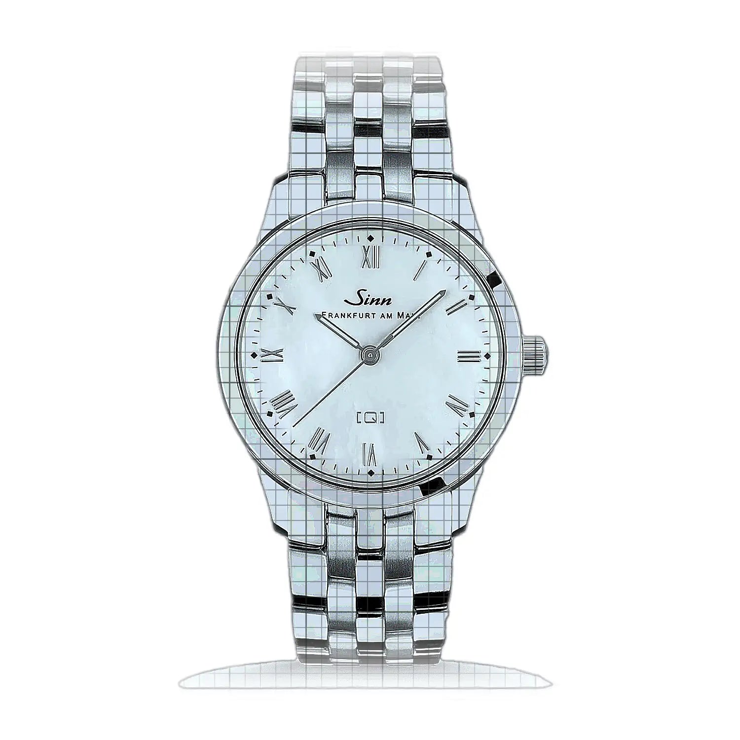 Sinn 434 St Mother of pearl W – Metal bracelet 434.011M Mother of pearl Dial Stainless steel 34mm Watch