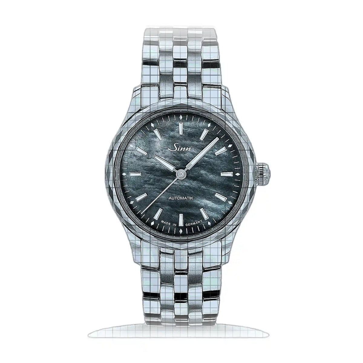 Sinn 534 534.010M Mother of pearl Dial Stainless steel 34mm Watch