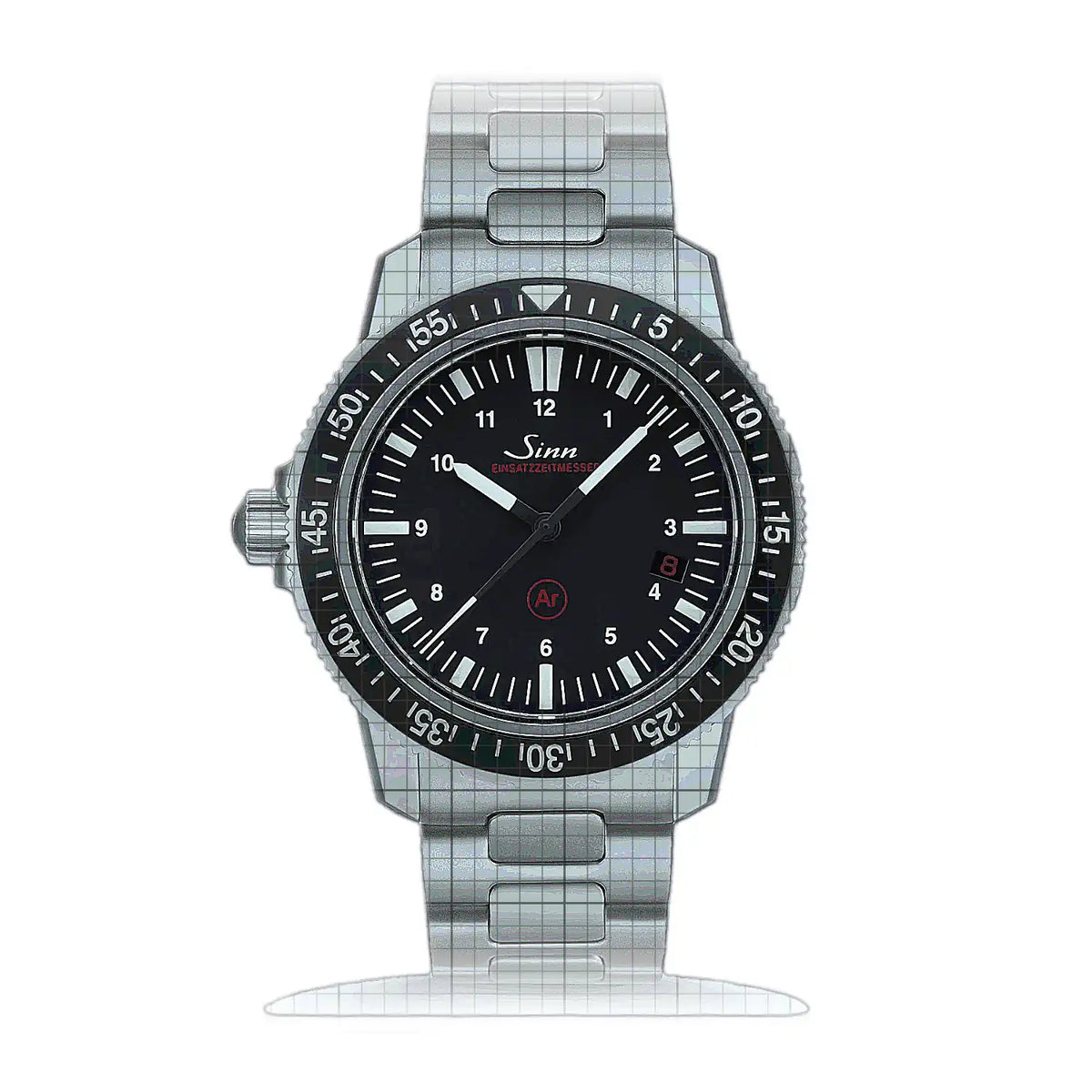 Sinn EZM 3 603.010HM Black Dial Stainless steel 41mm Watch