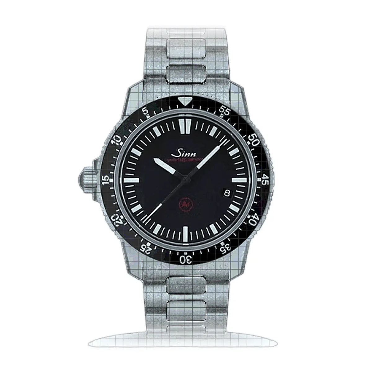 Sinn Ezm 3F 703.010HM Black Dial Stainless steel 41mm Watch