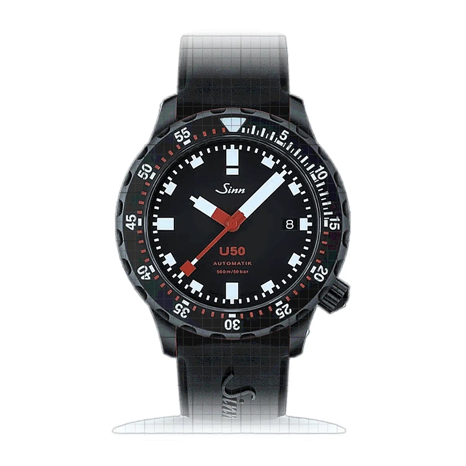 Sinn U50 S 1050.020S Black Dial Stainless steel 41mm Watch