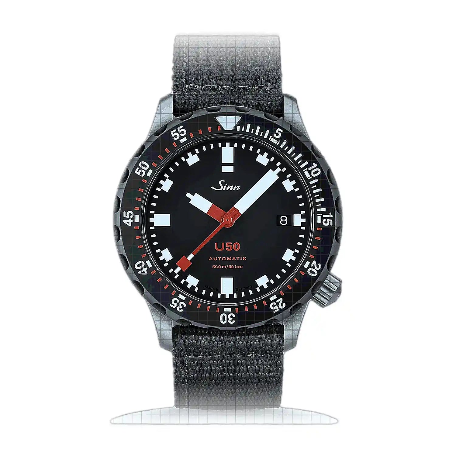 Sinn U50 SDR 1050.040T White Dial Stainless steel 41mm Watch