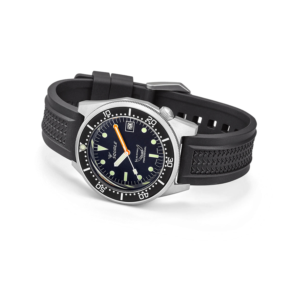 Squale 1521 Black Blasted 1521BKBL.VO