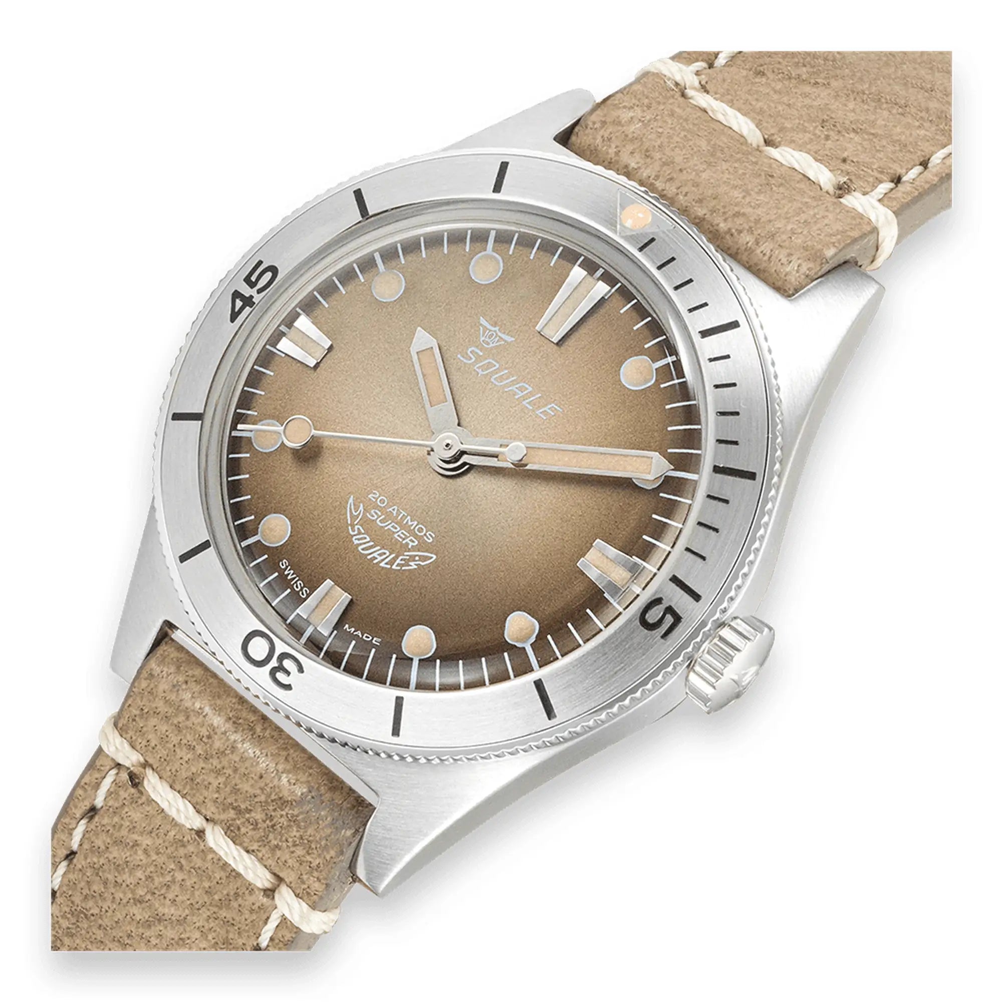 Squale Super-Squale Sunray Brown SUPERSSBW.PBW