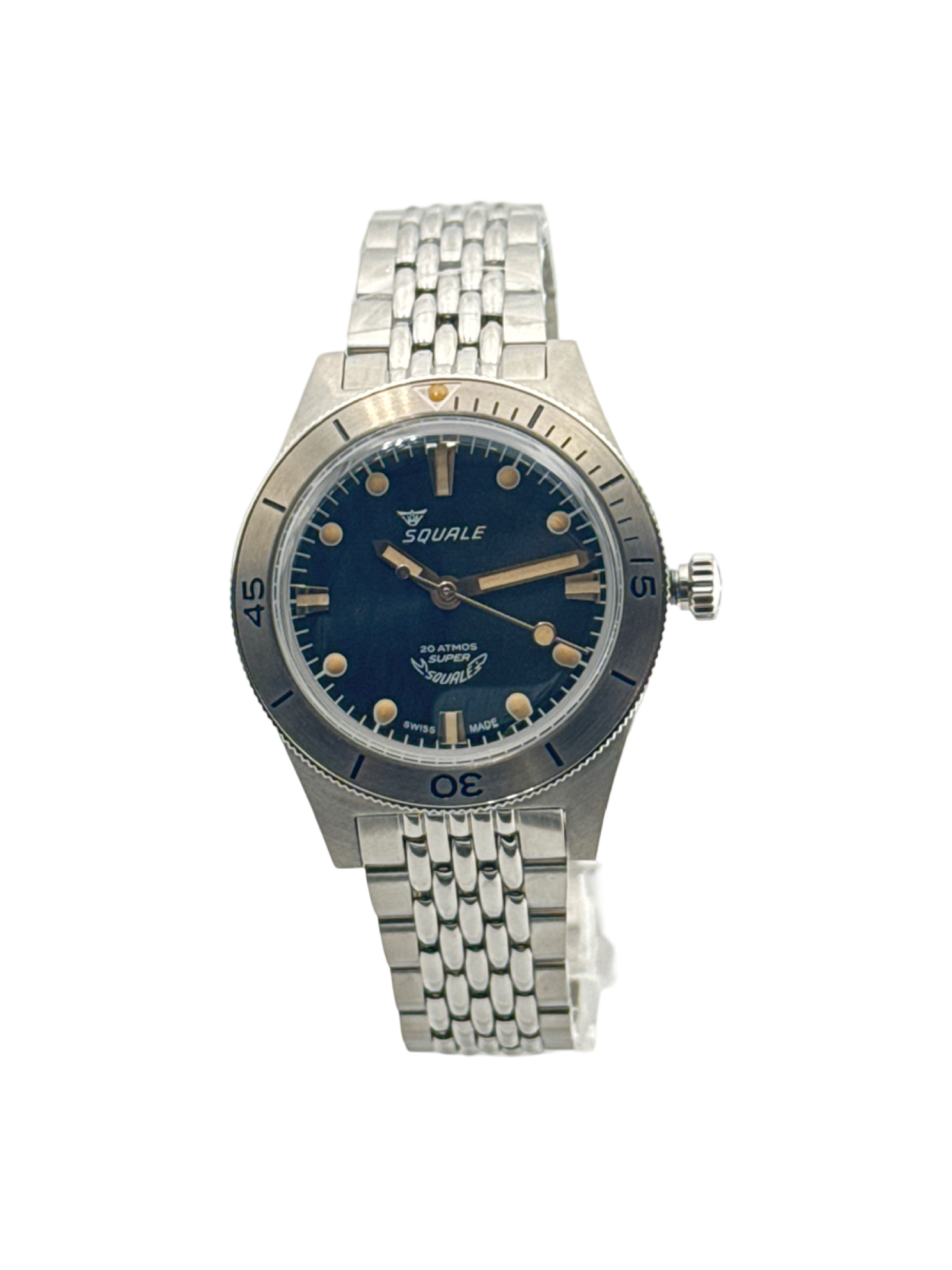 Squale Super Squale Automatic Zwart 38 mm