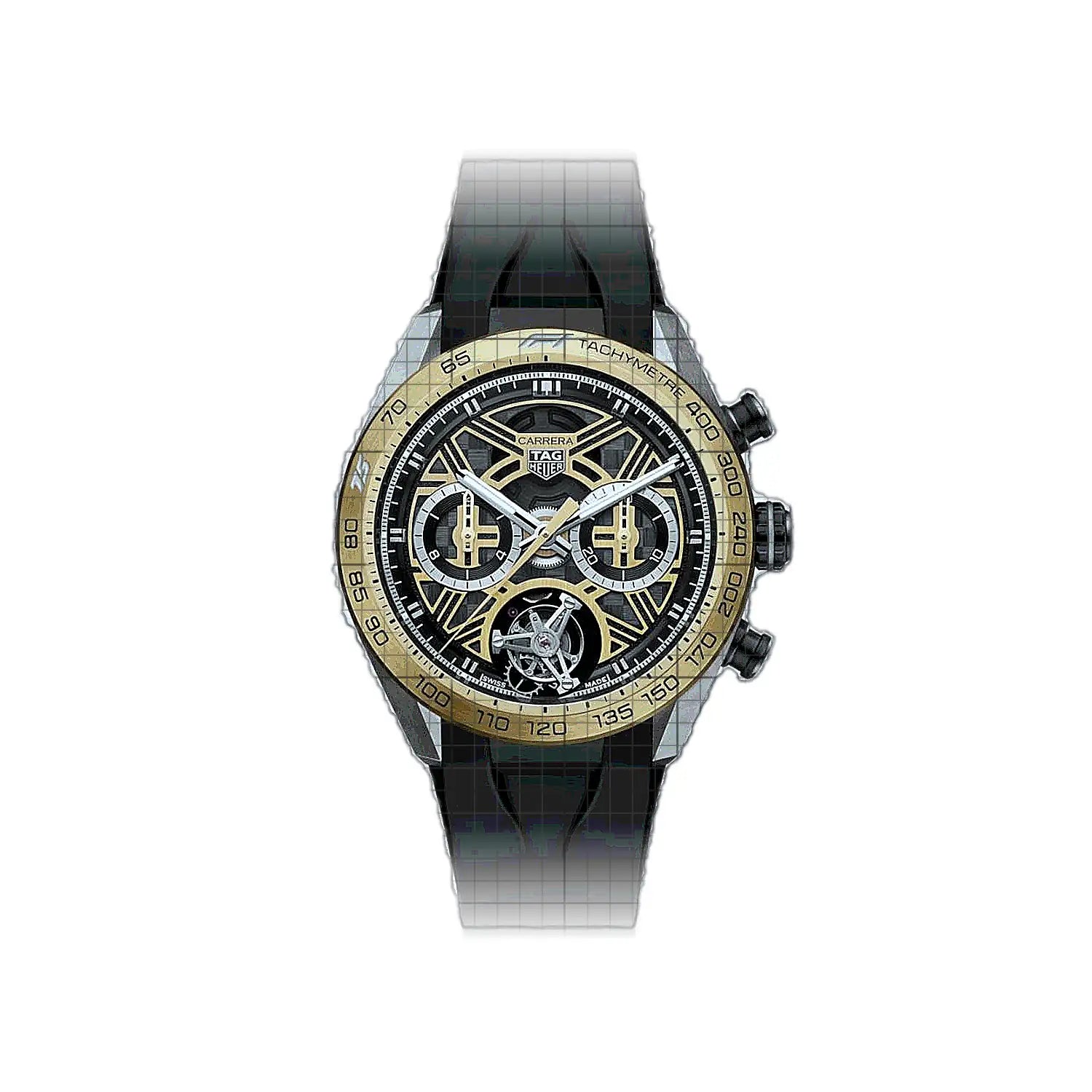 TAG Heuer Carrera Automatik Chronograph Tourbillon Extreme Sport I F1 75th Anniversary Limited Editi 44mm Yellow
