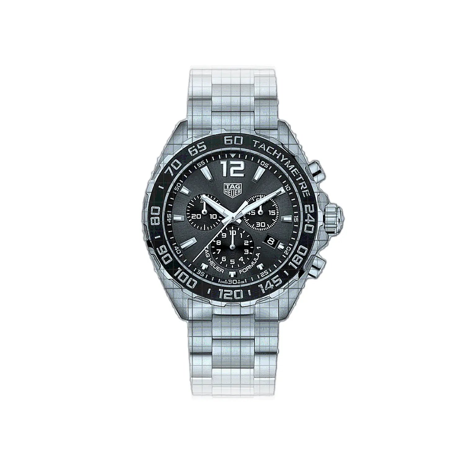TAG Heuer Formula 1 Quartz Chronograph 43mm 43mm Grey