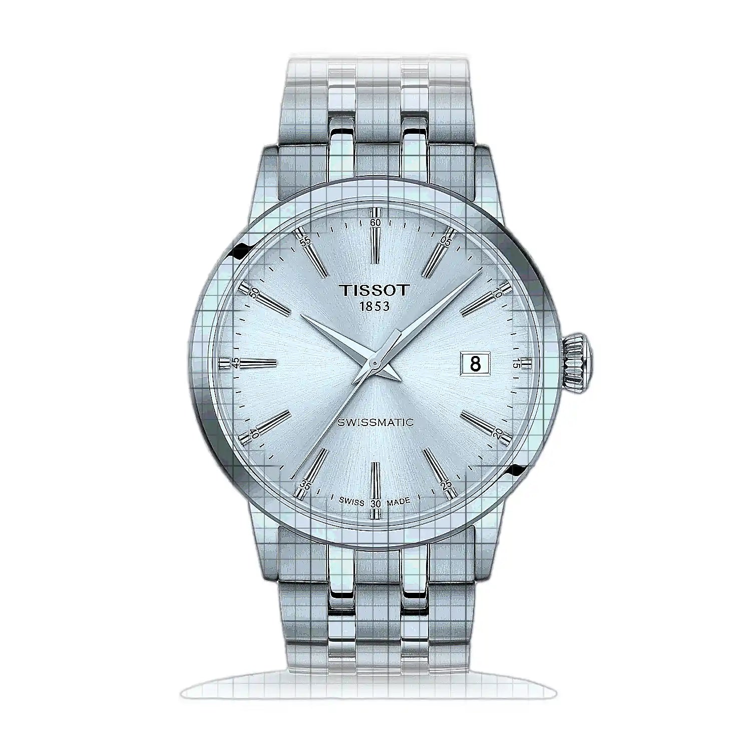 Tissot Classic Dream Swissmatic T129.407.11.031.00 Silver Dial Stainless steel 42mm Watch